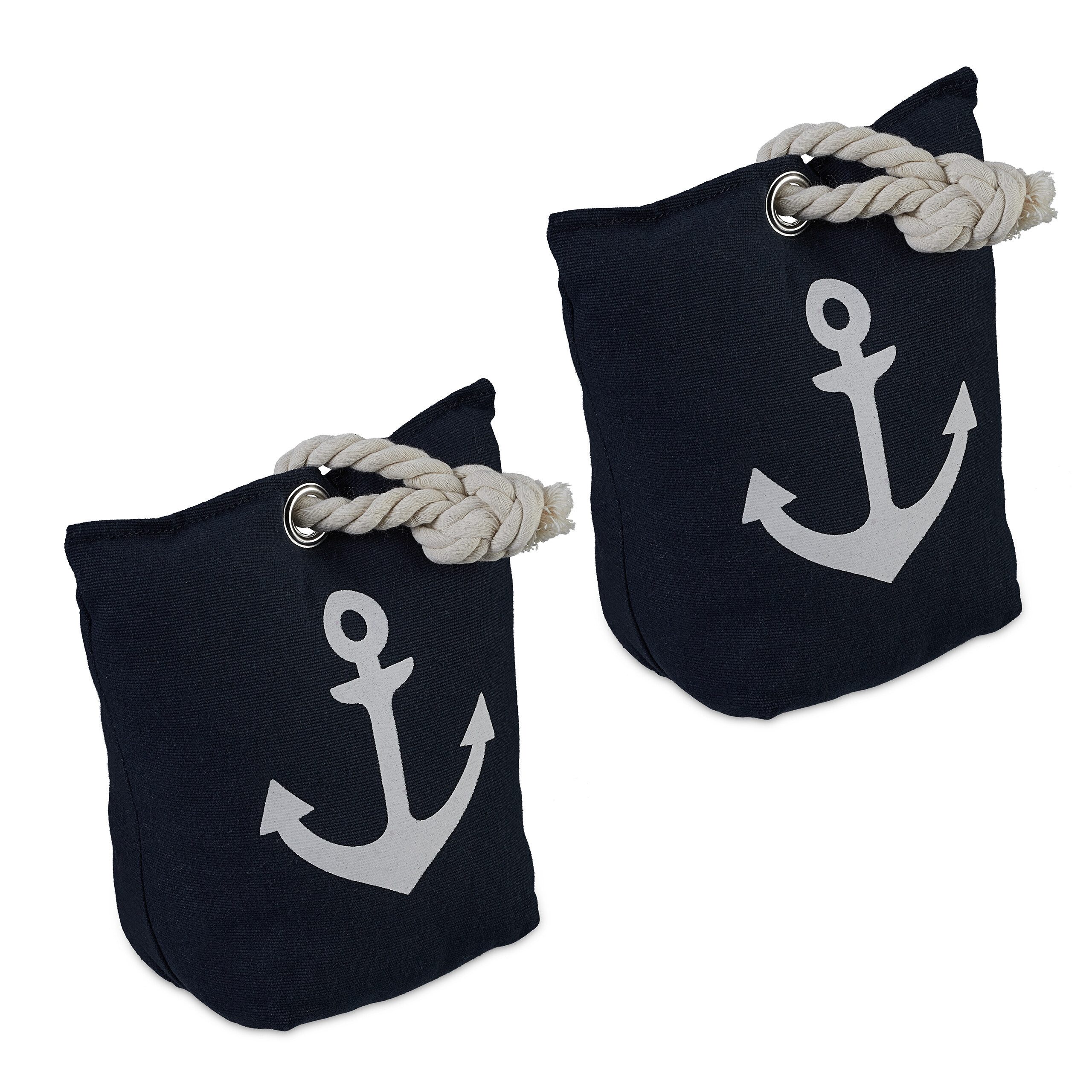 relaxdays Türstopper 2x Türstopper Anker (2 günstig online kaufen