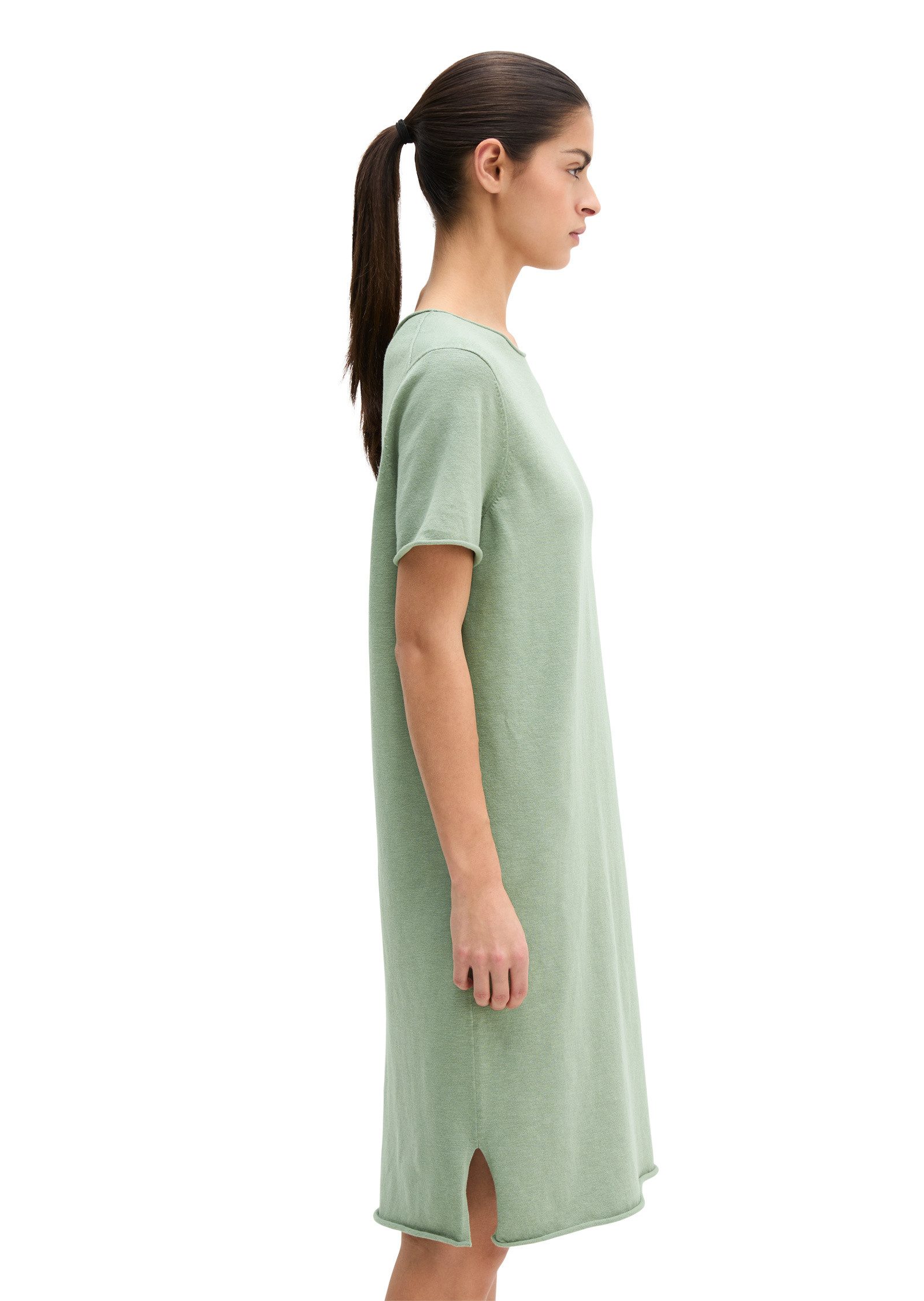 Marc O'Polo Strickkleid aus Organic Cotton-Leinen-Mix