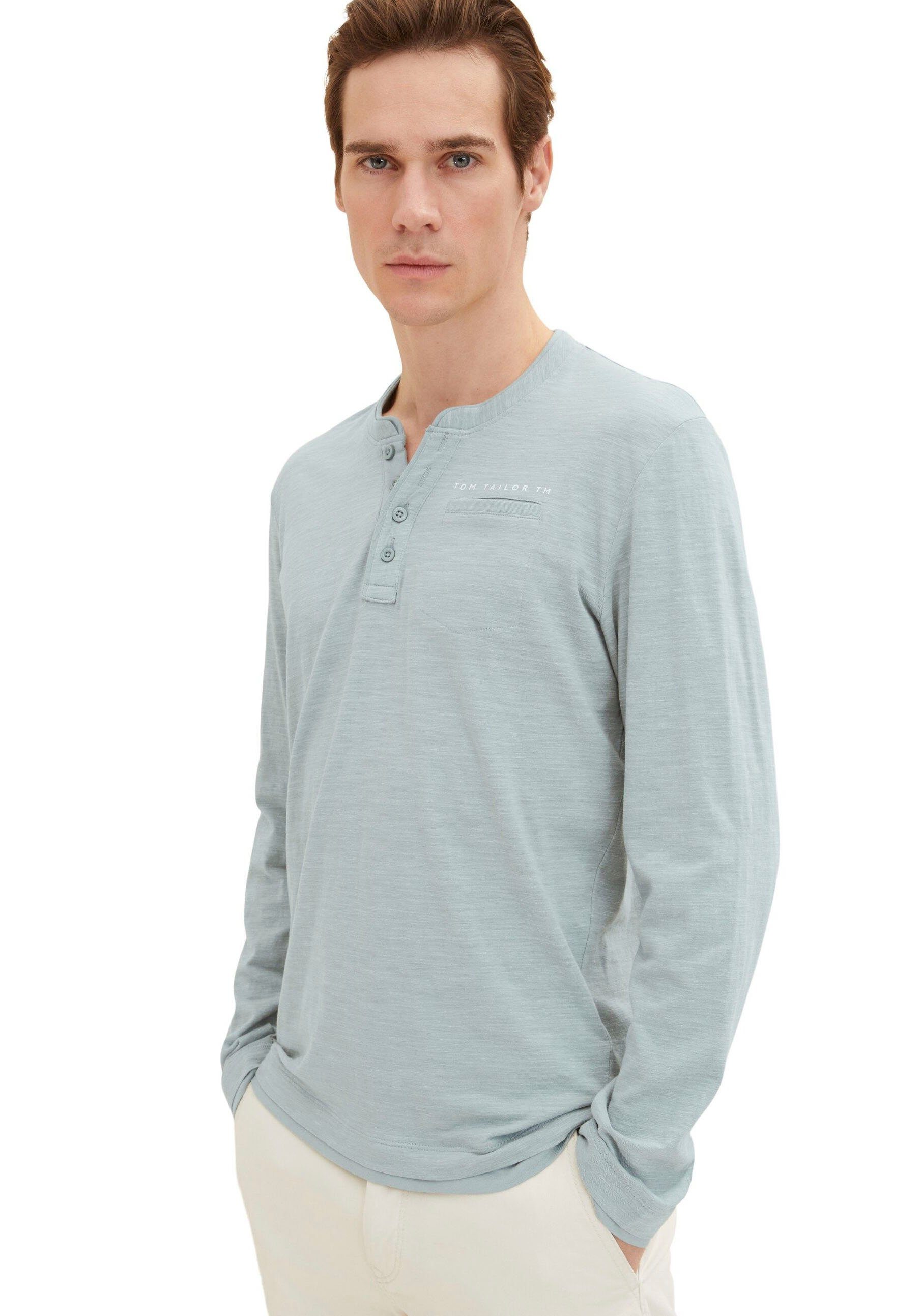 TOM TAILOR Langarmshirt mit Rundhalsausschnitt