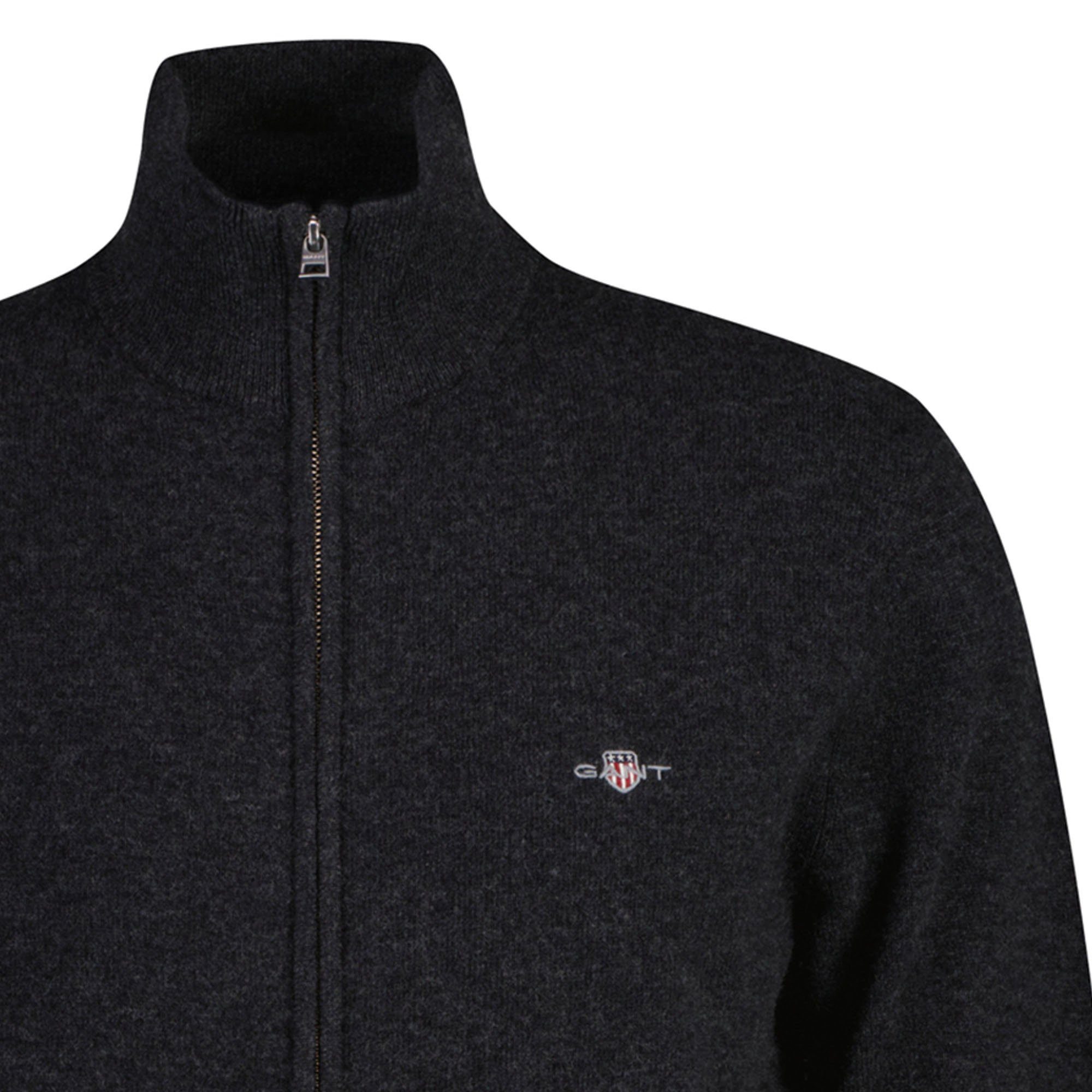 Gant Sweatshirt Herren Strickjacke Wolle günstig online kaufen