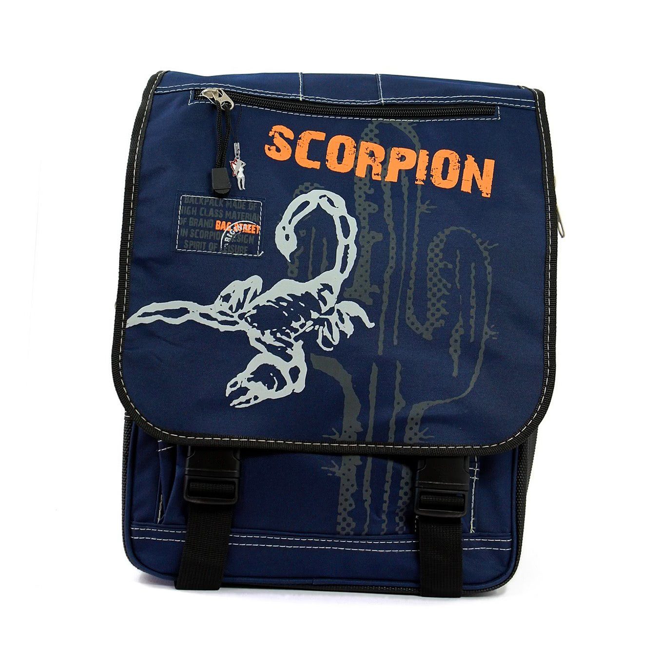 38cm x Sporttasche Nylon, ca. Street Schulranzen Bag ca. 30cm Businessrucksack (blau) Kinder navy Ranzen, BAG Rucksack, STREET