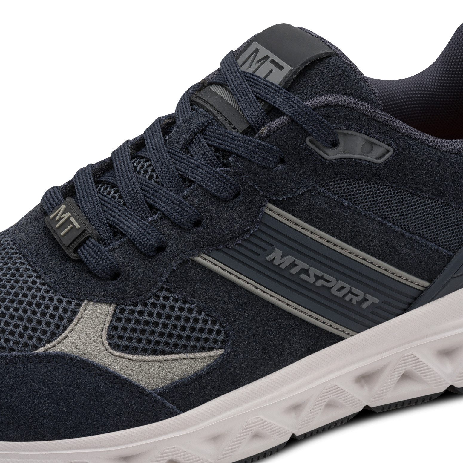 MARCO TOZZI Sneaker Freizeitschuh, Halbschuh, Schnürschuh mit MT-Logo