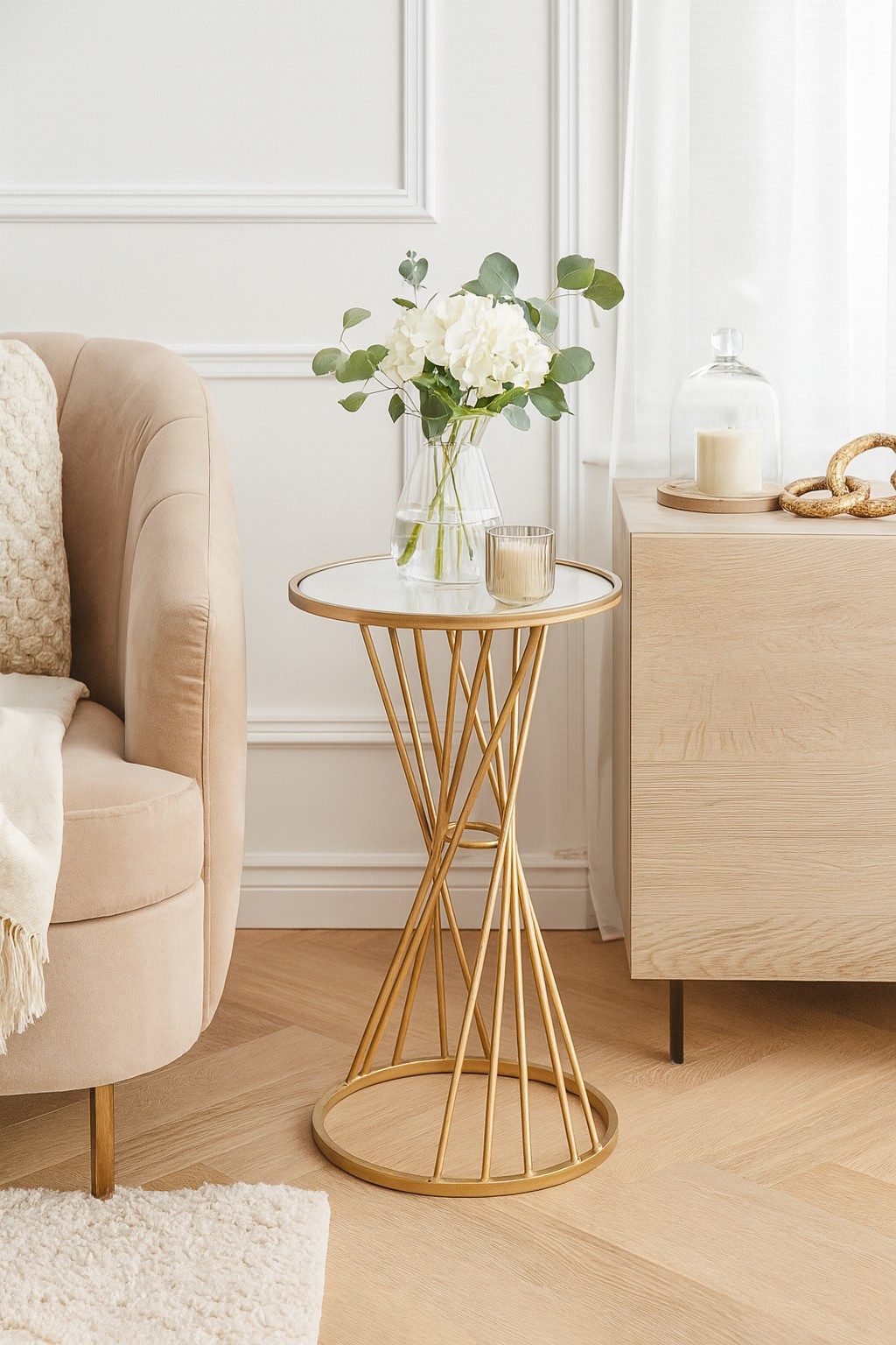 moebel-direkt-online Beistelltisch Sami, Tischplatte aus Spiegelglas günstig online kaufen