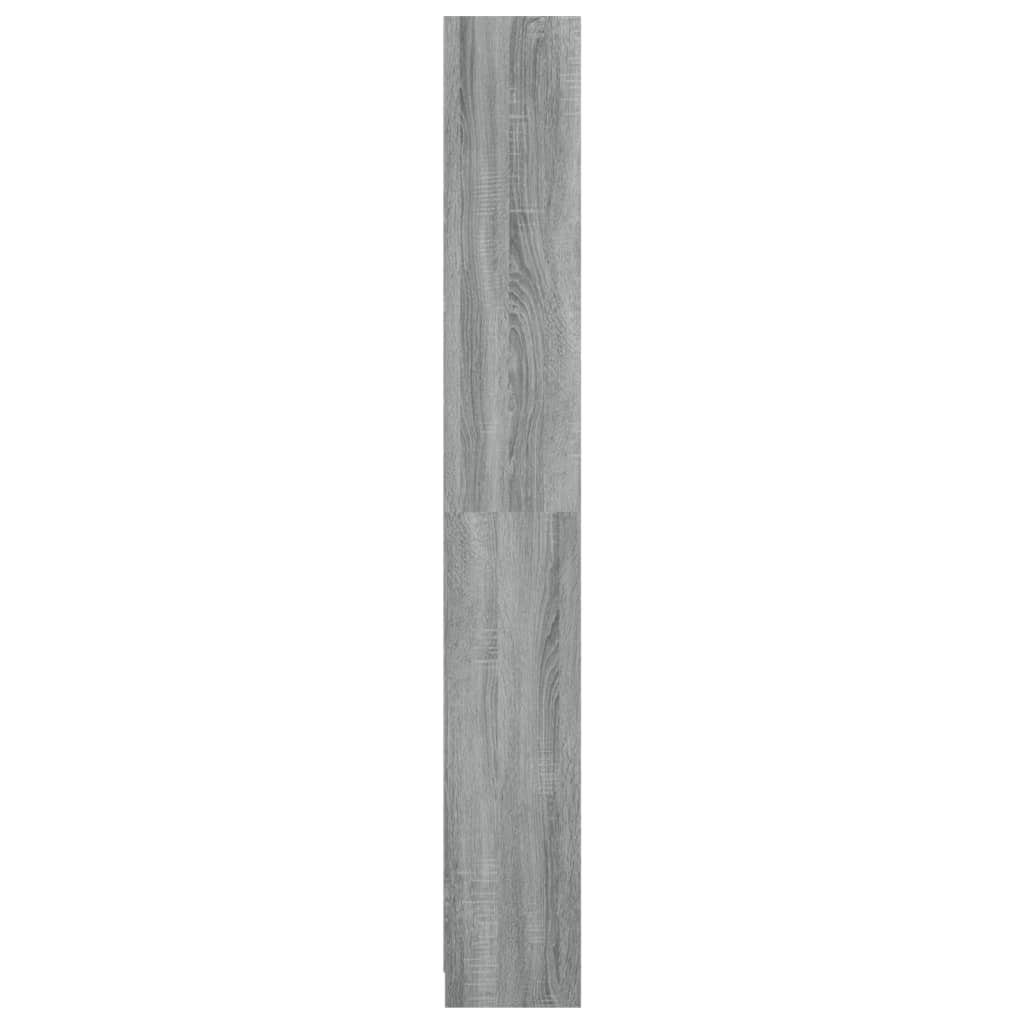 40x24x175 Fächer furnicato cm Bücherregal Sonoma 5 Holzwerkstoff Grau