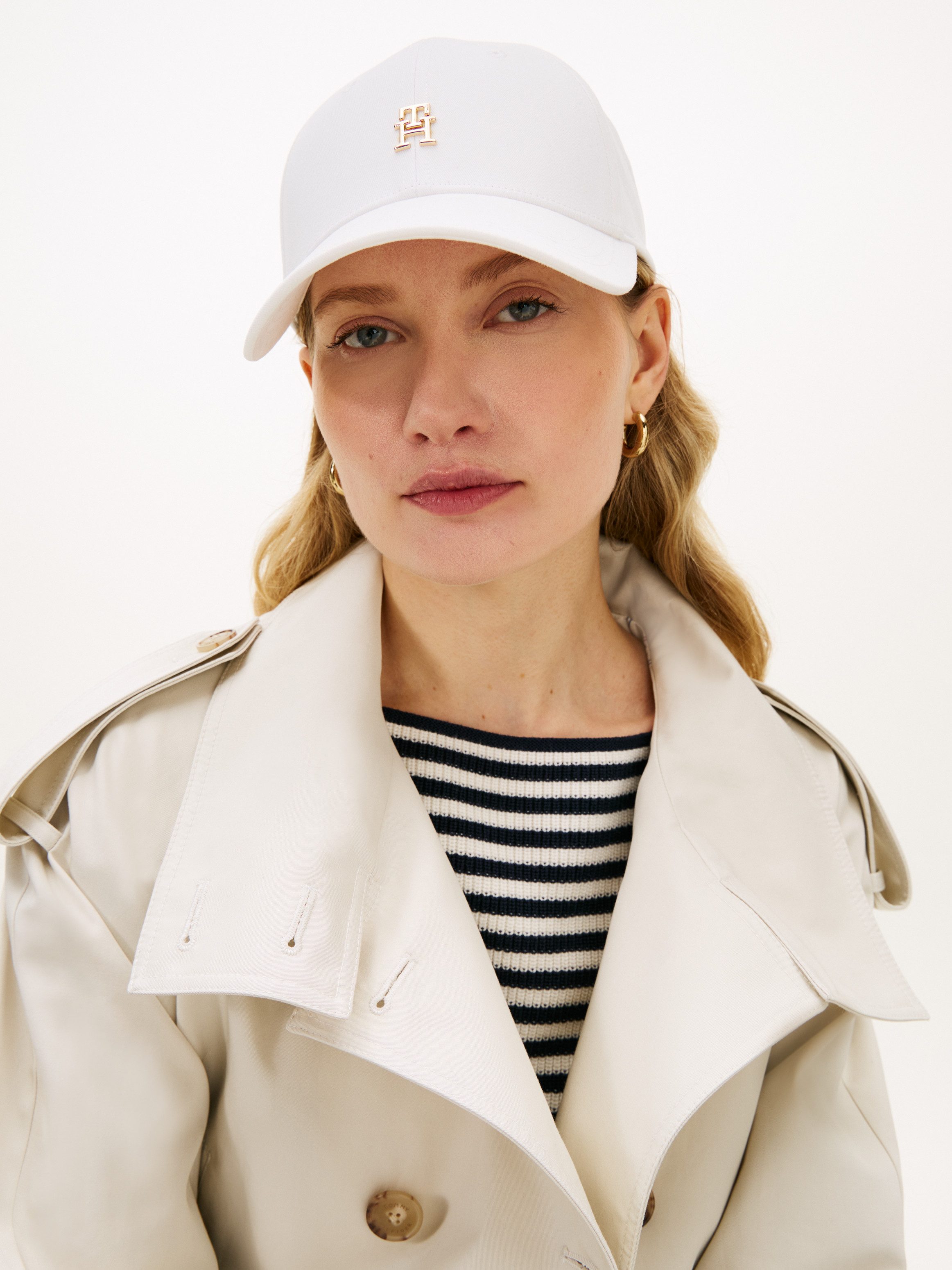 Tommy Hilfiger Baseball Cap ELEVATED CHIC CAP Mit festem Schirm