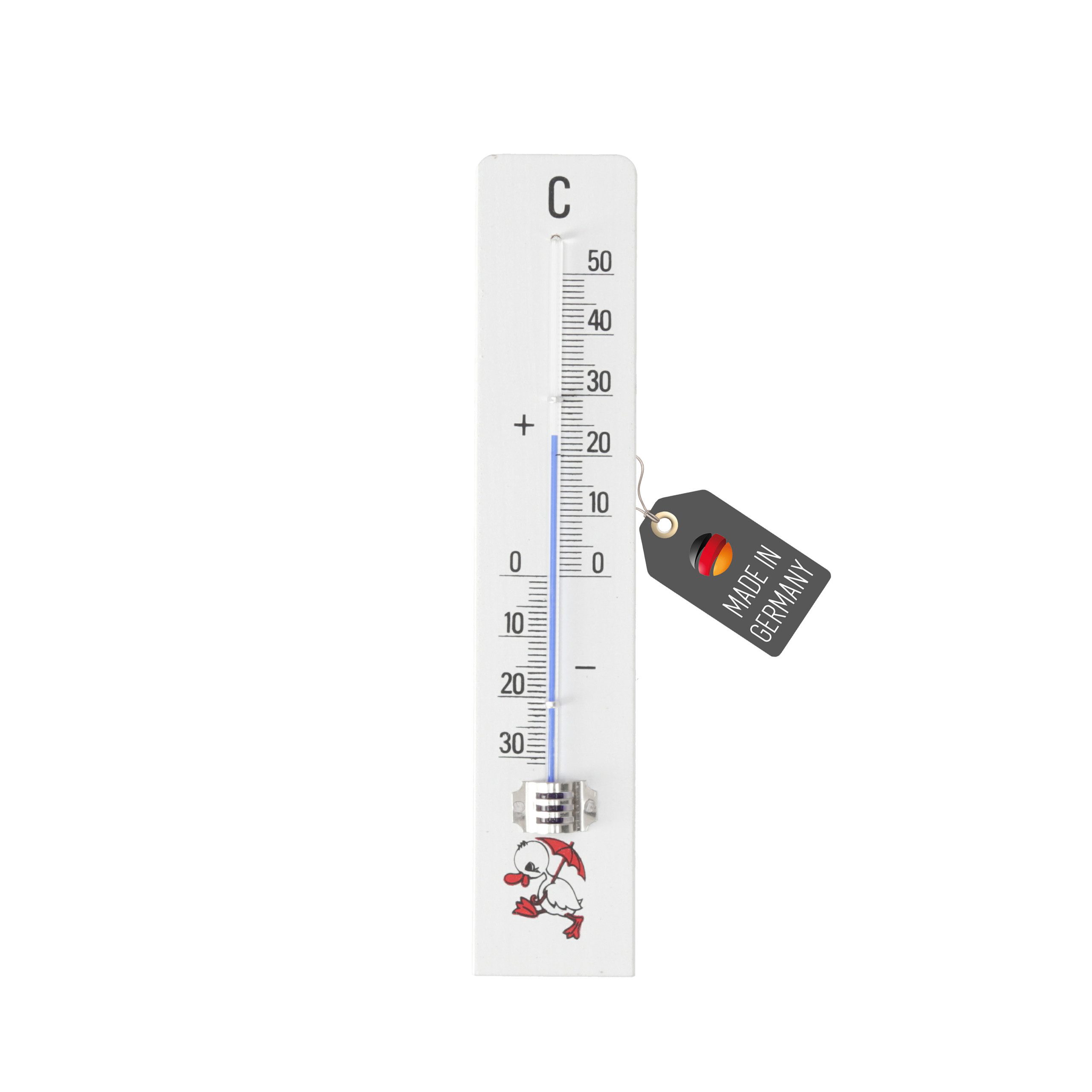 Raumthermometer Modelle Wählbar Holz Thermometer für Innen Analog Holzthermometer