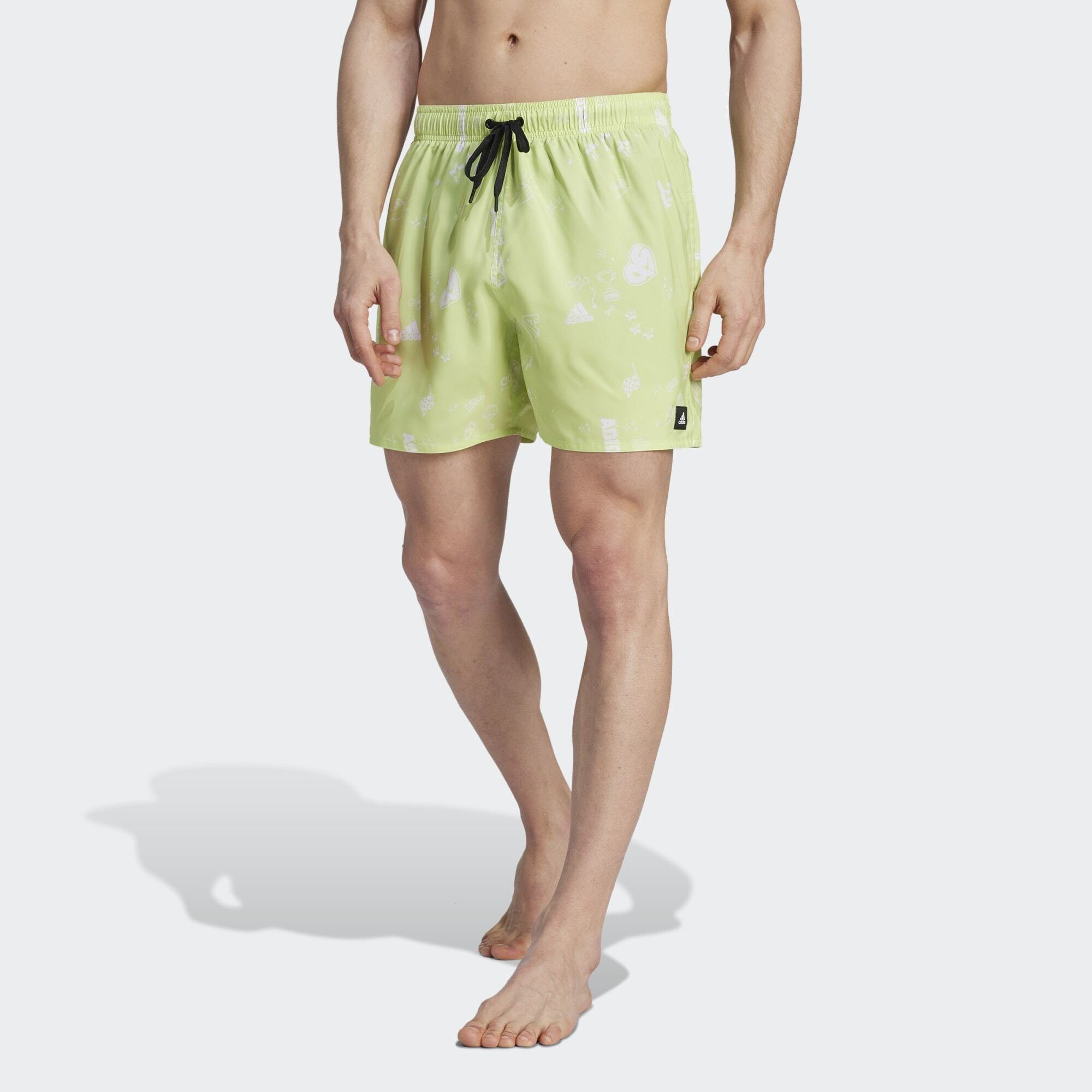 Pulse Lime CLX adidas Badeshorts Sportswear SHORT-LENGTH LOVE BADESHORTS BRAND