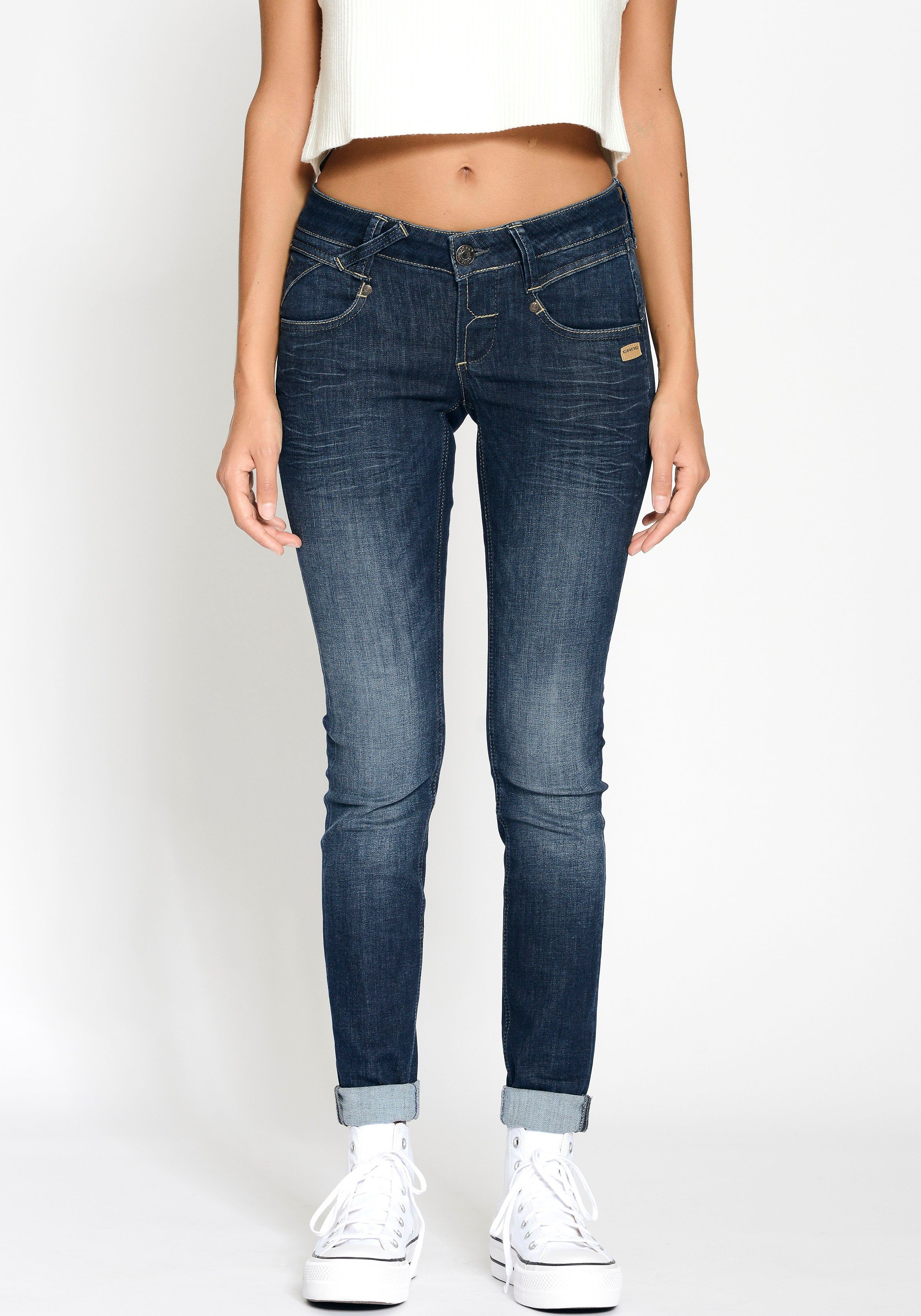 GANG Skinny-fit-Jeans 94NENA mit modischer Waschung