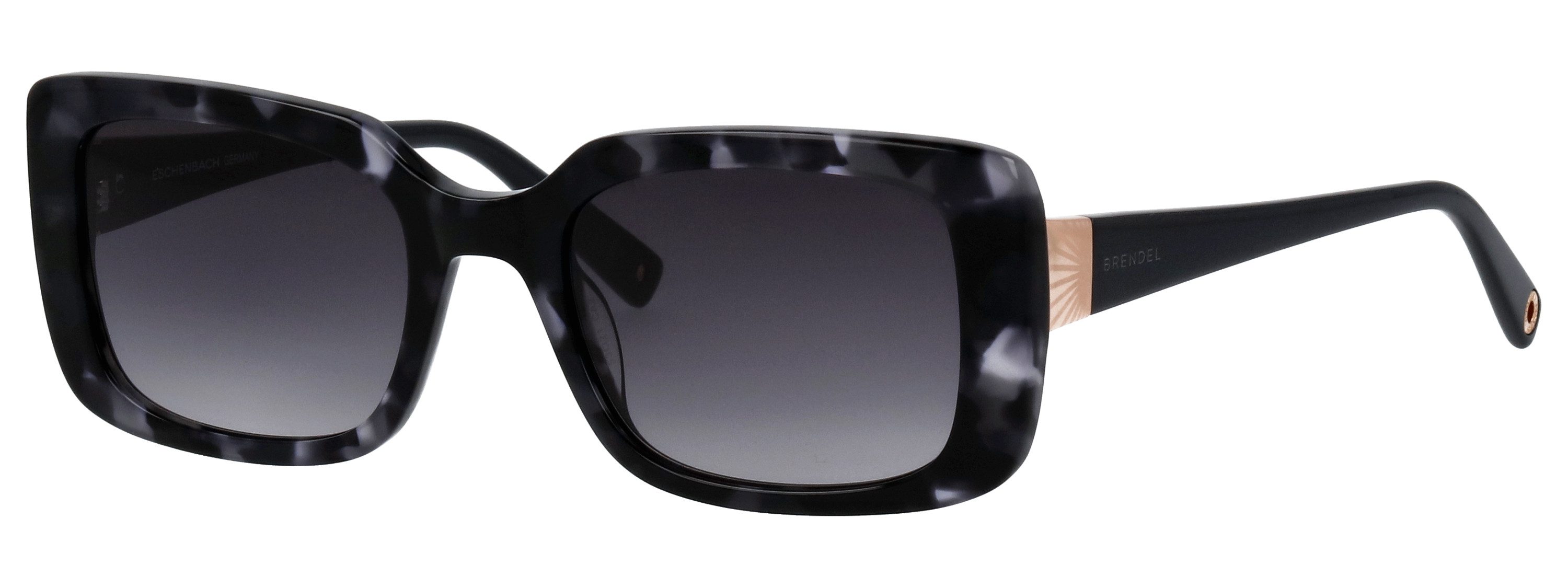 BRENDEL eyewear Sonnenbrille Modell 906210 Form Karree/Eckig, Logoschriftzug auf Bügel, Kunststofffassung