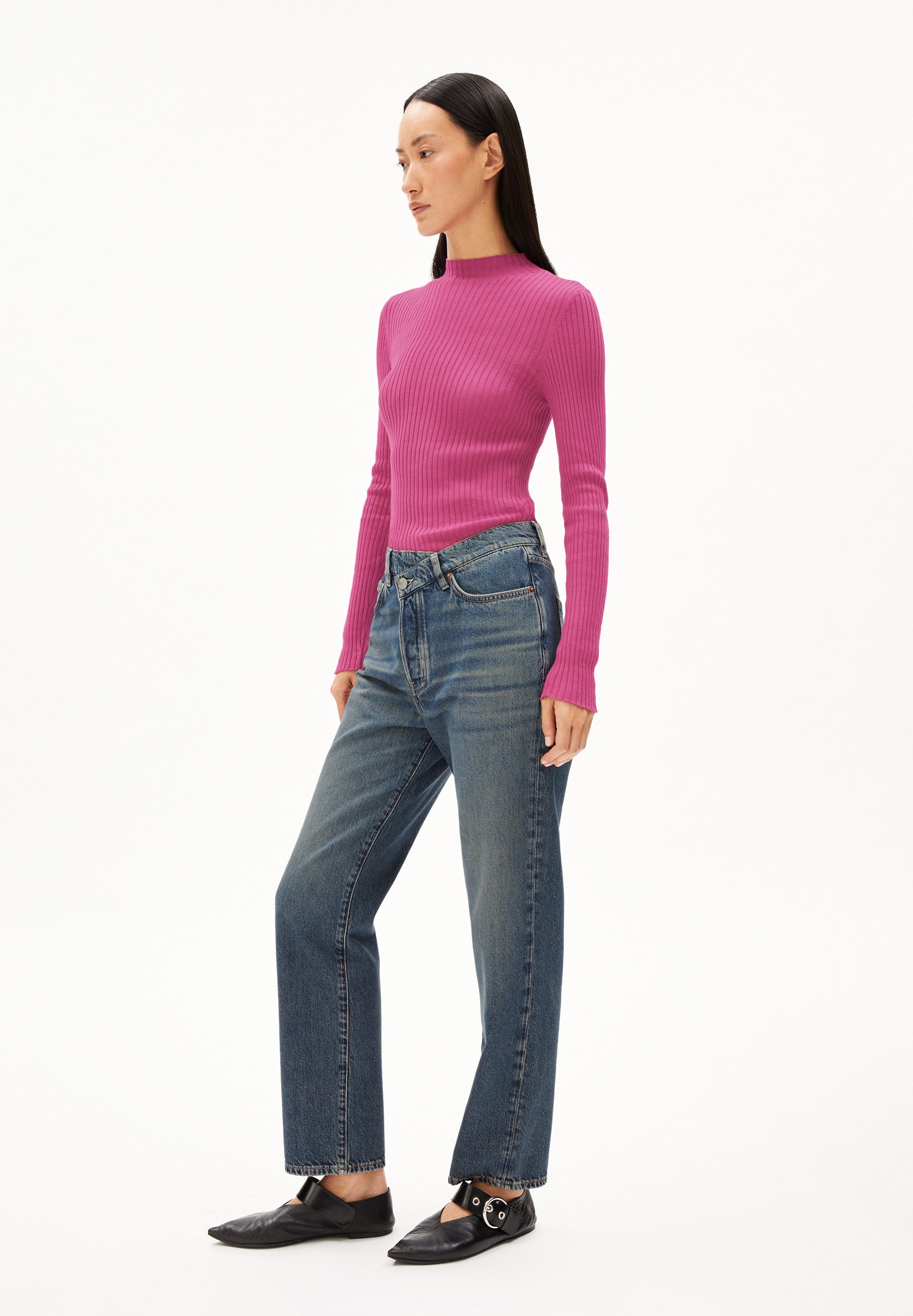 Armedangels Strickpullover ALAANIA Pullover Slim Fit günstig online kaufen