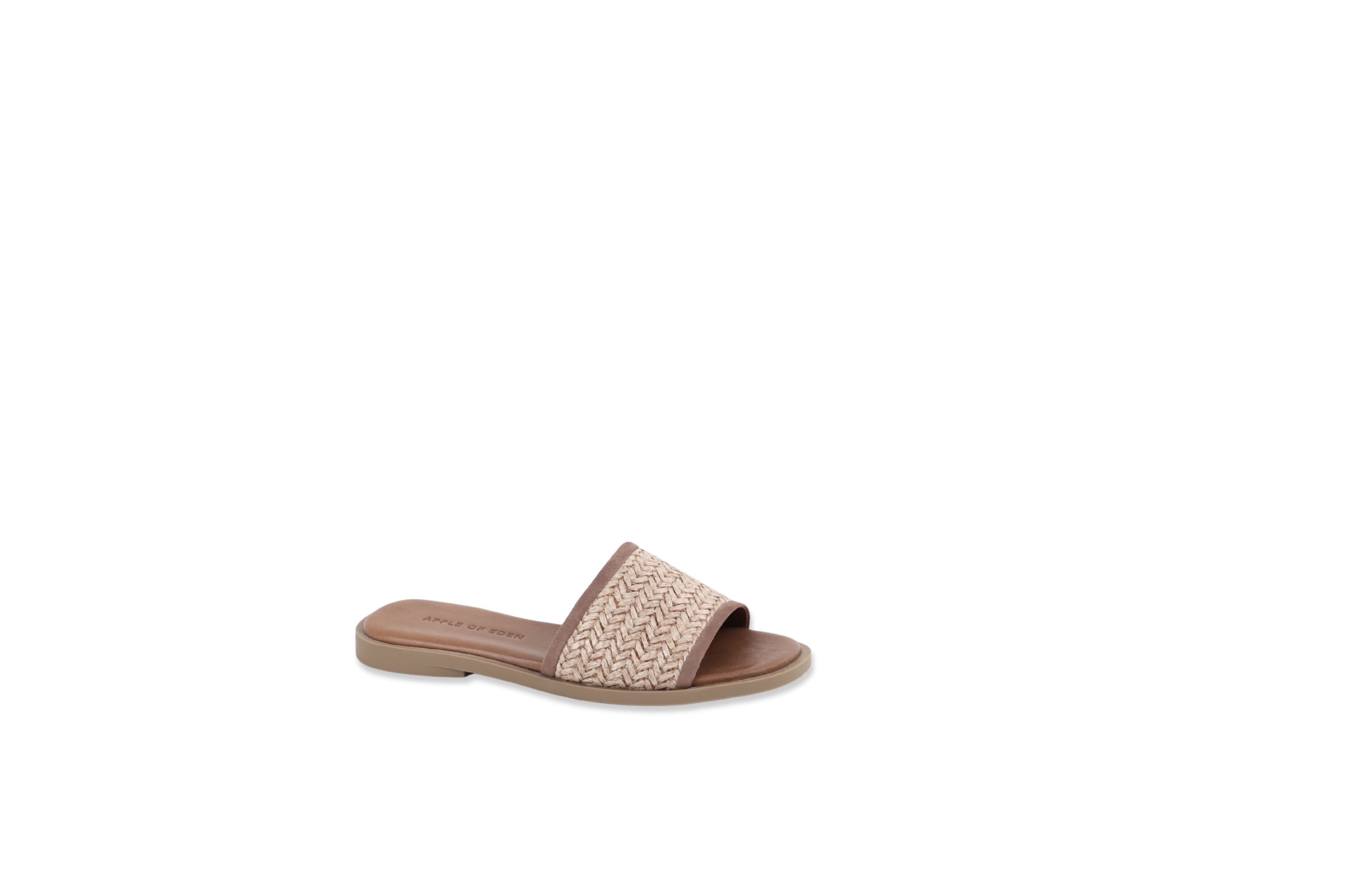Apple of Eden ARIANA 28 - Leder Pantoletten Damen geflochten bequem Schlappen. € 79,95