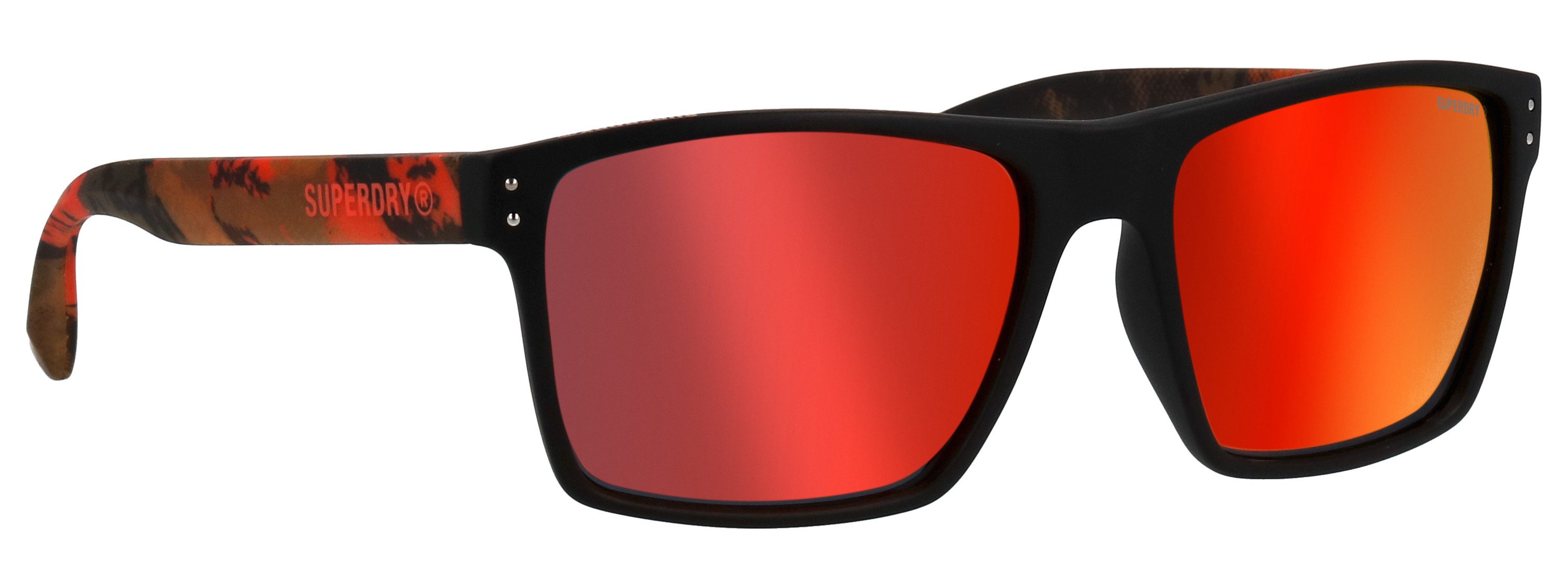 Superdry Sonnenbrille Modell 996054 Form Karree/Eckig, Logoschriftzug auf Bügel, Injectionfassung