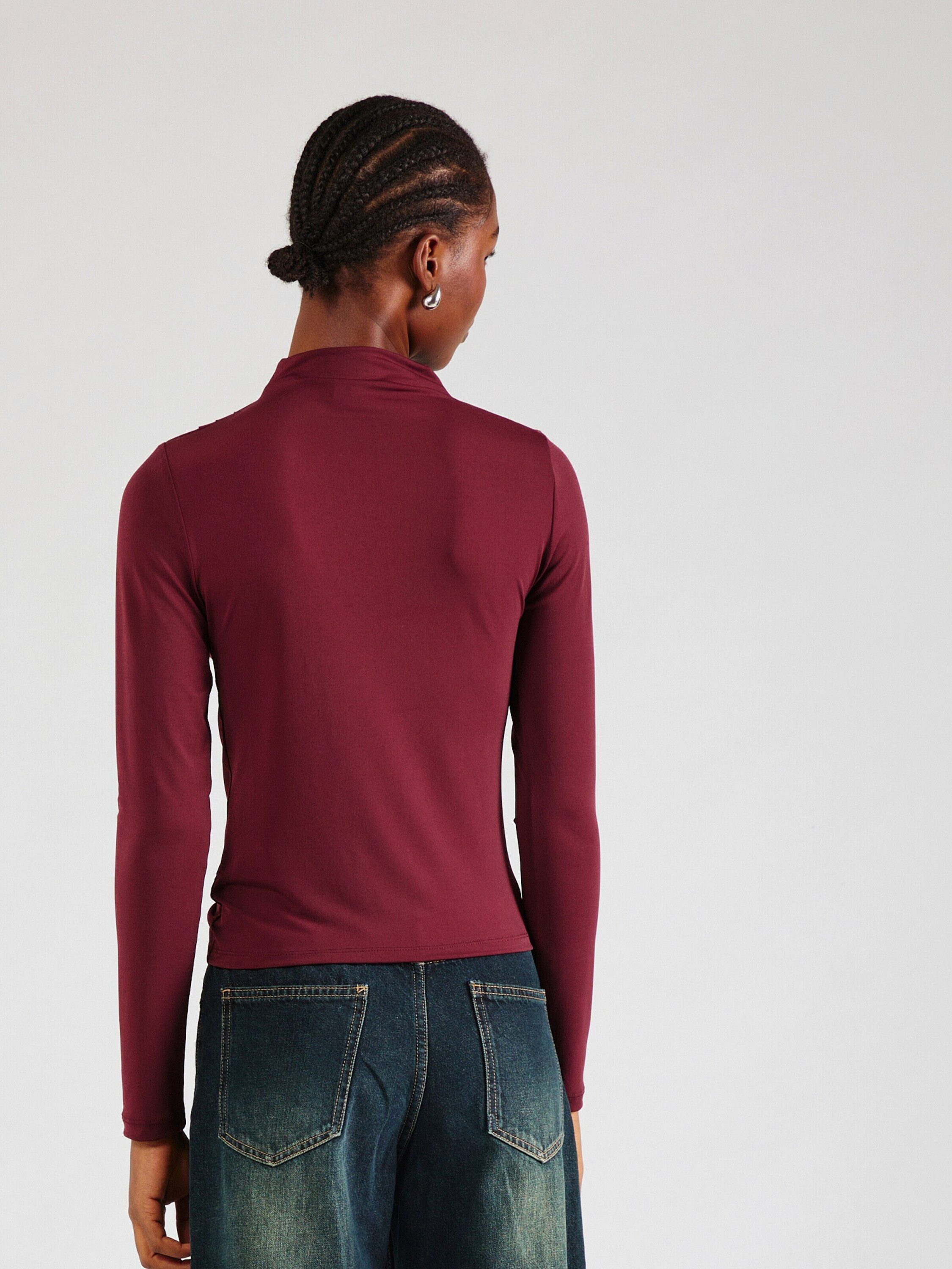 pieces Langarmshirt PCMadison (1-tlg) Falten günstig online kaufen