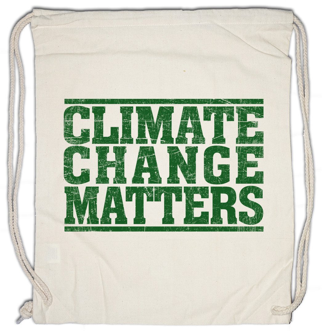 Turnbeutel Climate Change Matters Turnbeutel Umweltschutz Save The World Green