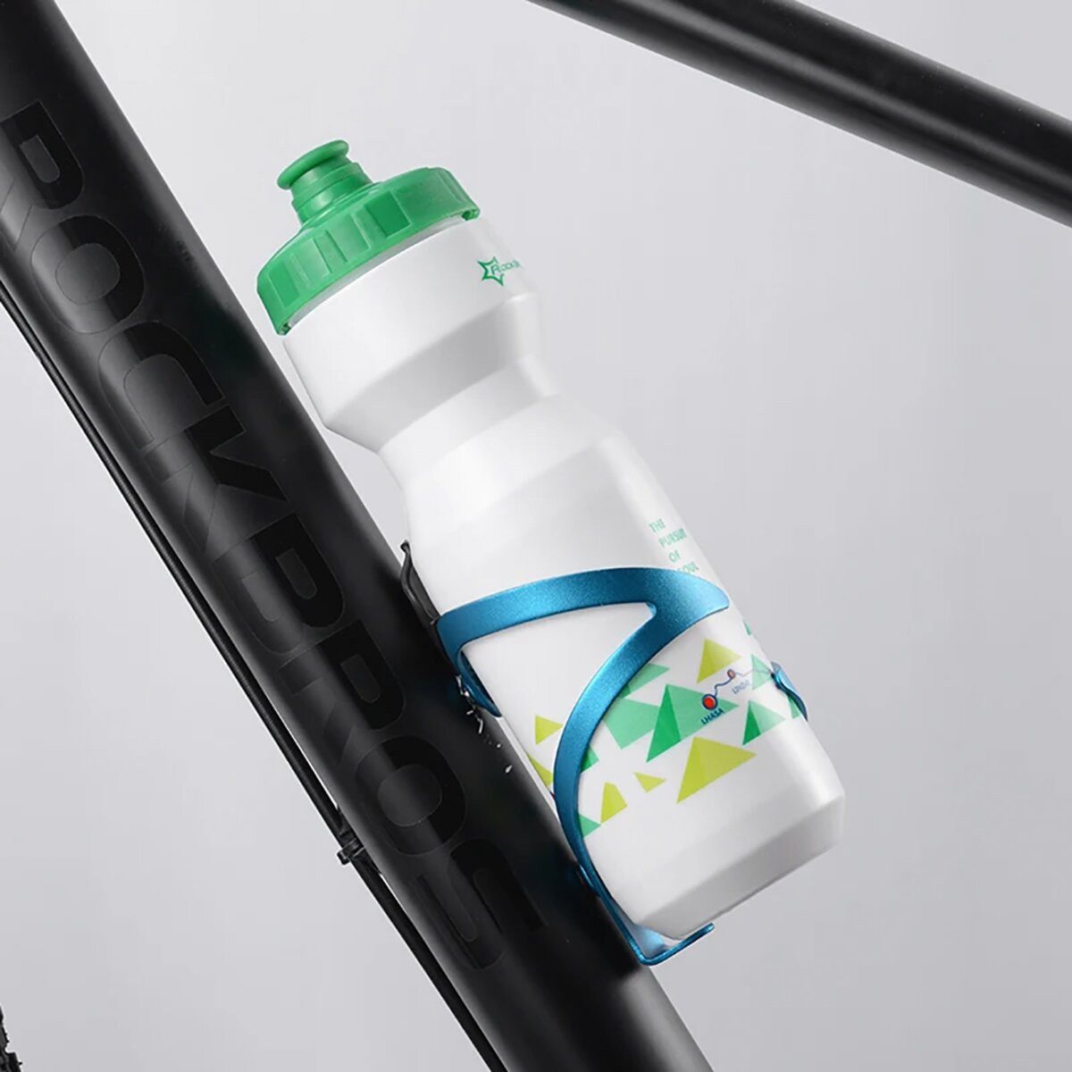 ROCKBROS Fahrradhalter Rockbros Fahrrad Flaschenhalter Alu Blau