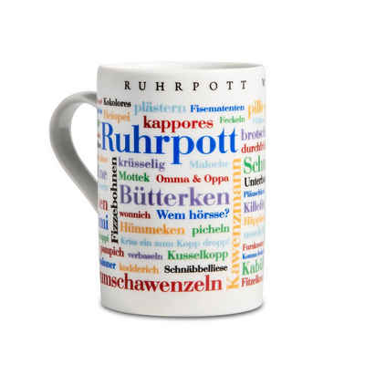 Deine Wörter Tasse Kaffeebecher Ruhrpott Wörter, Porzellan