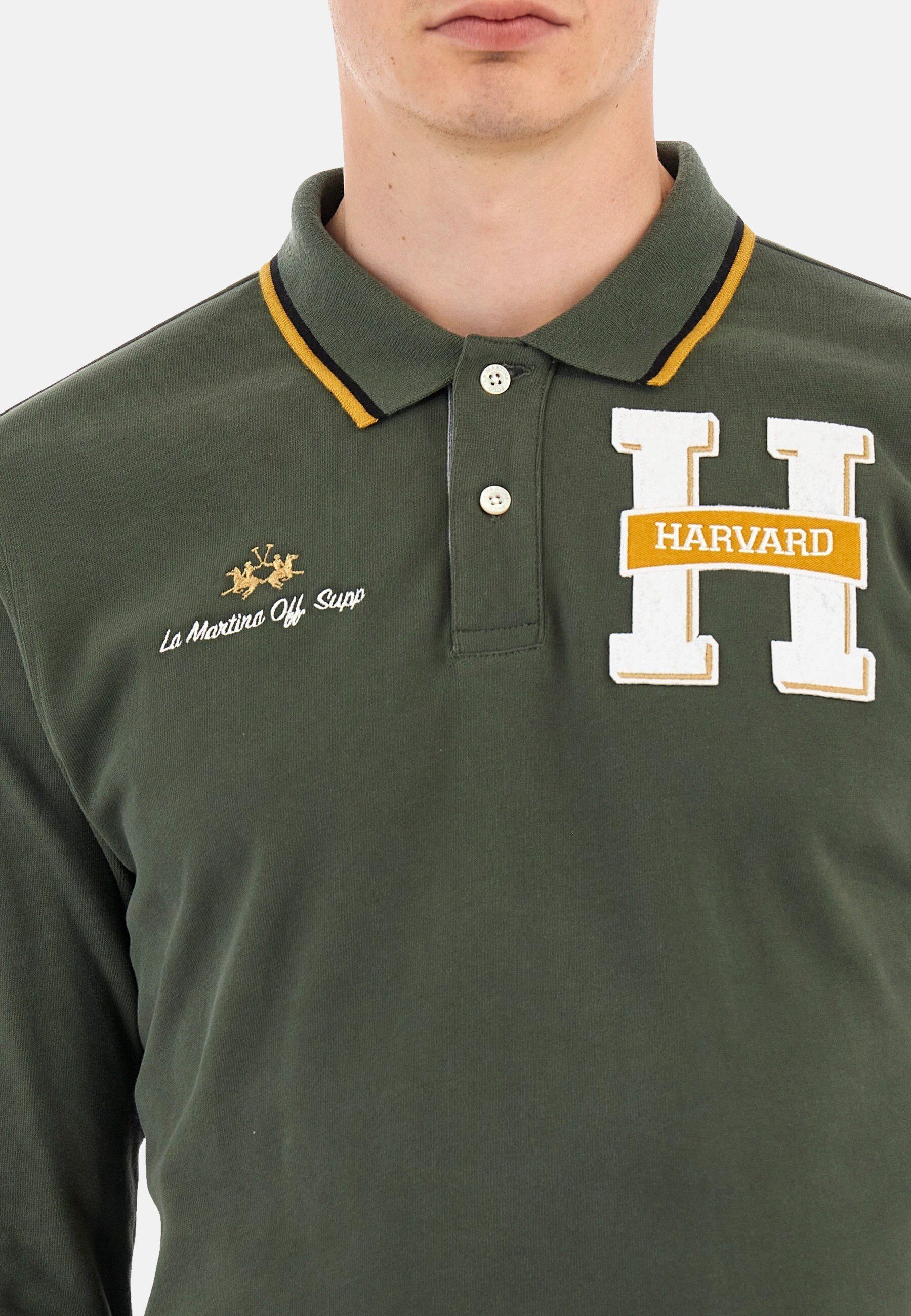 La Martina Poloshirt Shirt Langarm-Poloshirt regular fit Walden mit (1-tlg., 1)