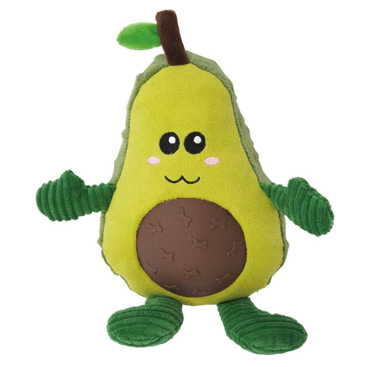 Tierkuscheltier Nobby Hundespielzeug Plüsch Avocado 25 cm