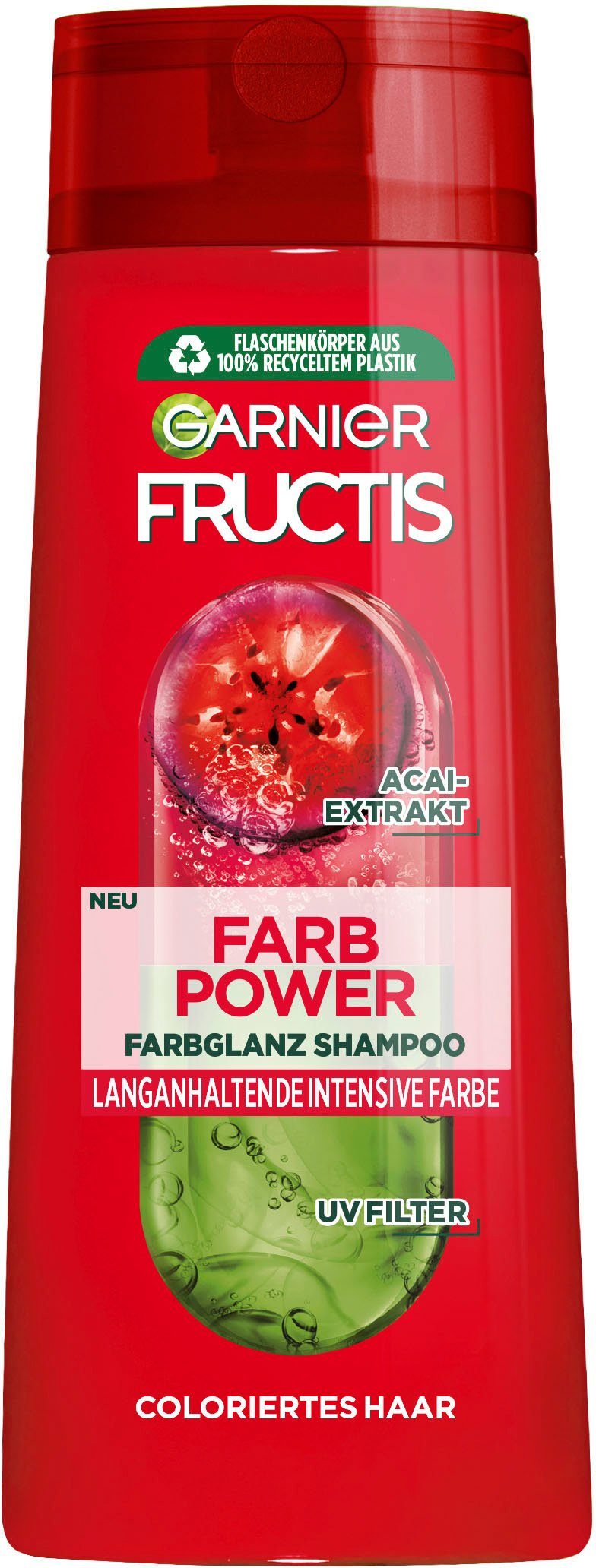 Farb Fructis 6-tlg. GARNIER Garnier Shampoo, Haarshampoo Power Set,