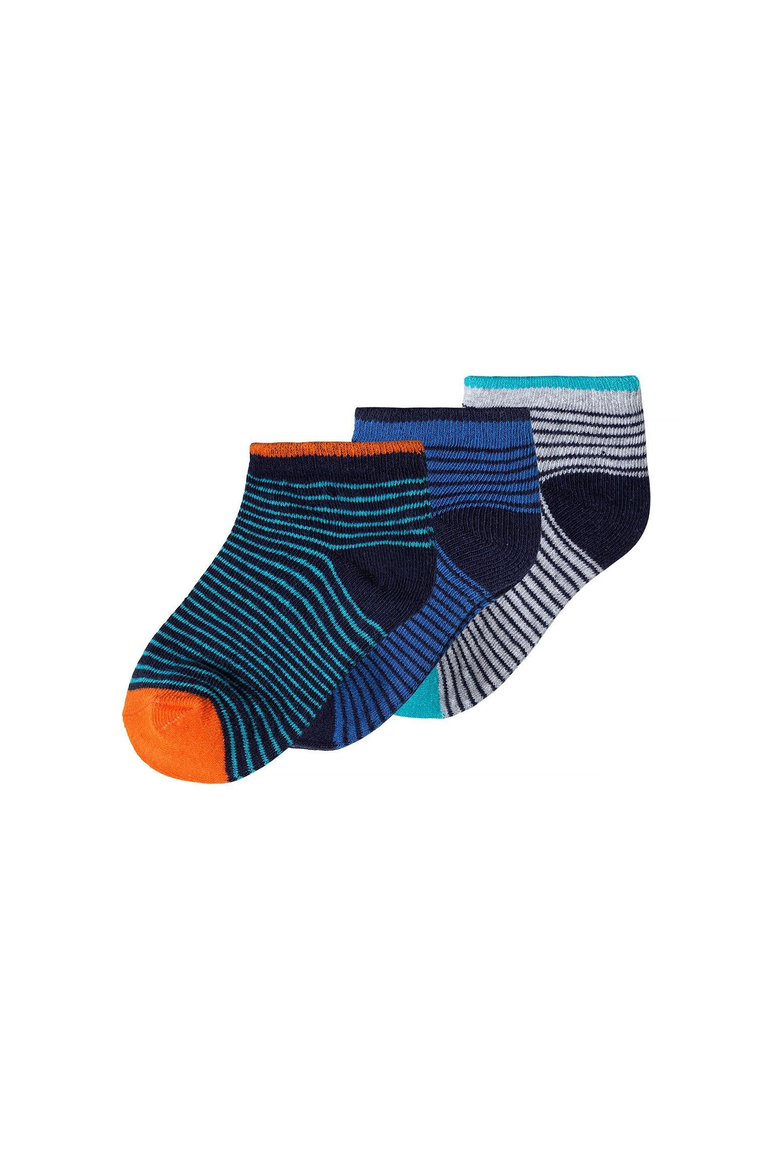 MINOTI Kurzsocken 3-Pack Socken (12m-8y)