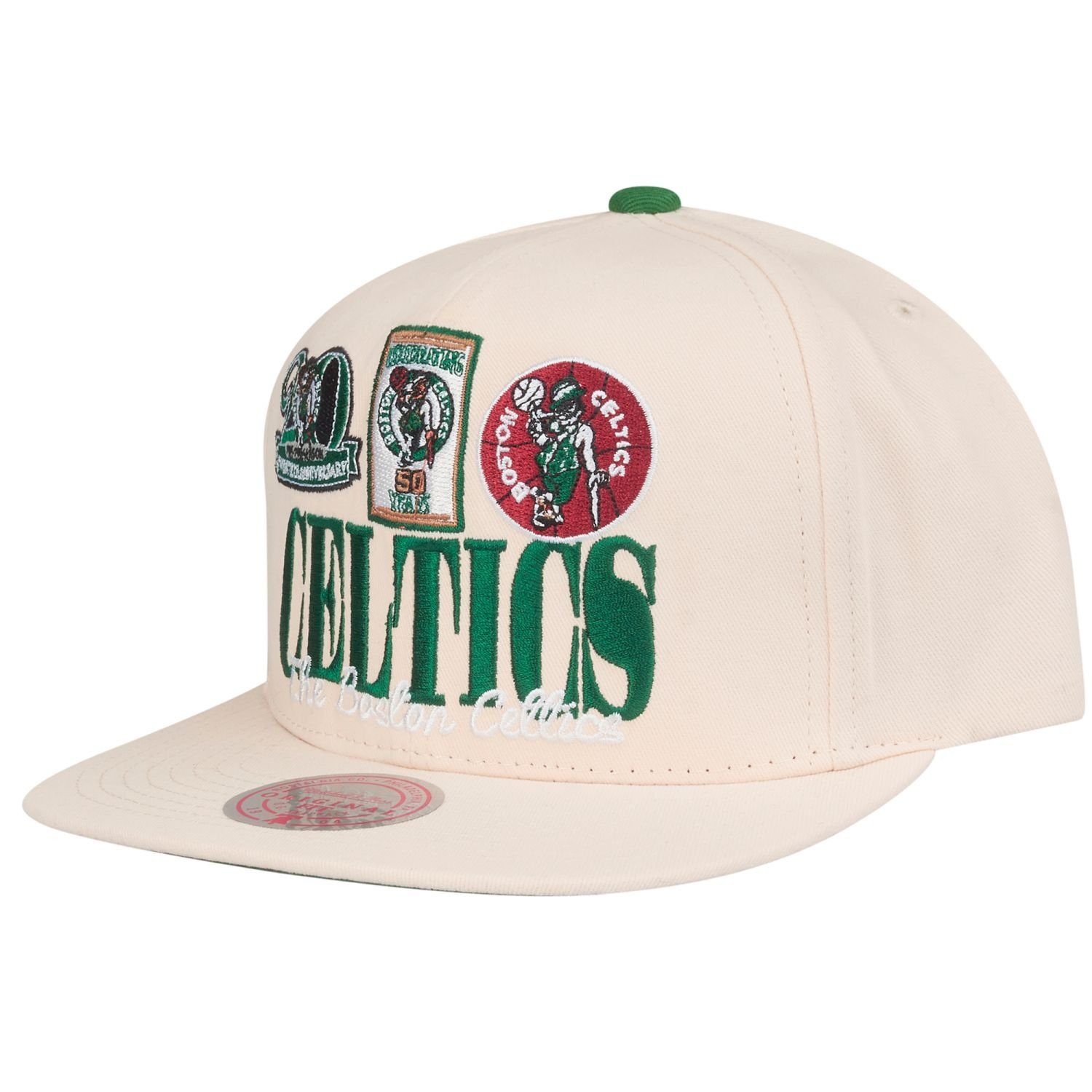 Snapback NBA Boston Celtics FRAME & Teams Ness Mitchell Cap RETRO