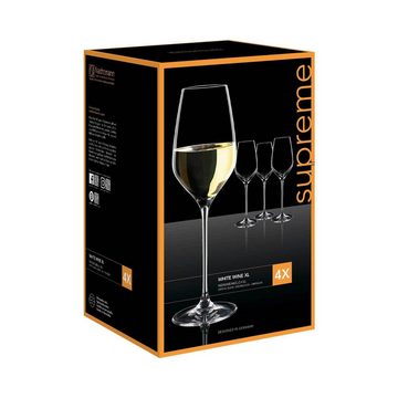 Nachtmann Weißweinglas Supreme Weißweingläser 500 ml 4er Set, Glas