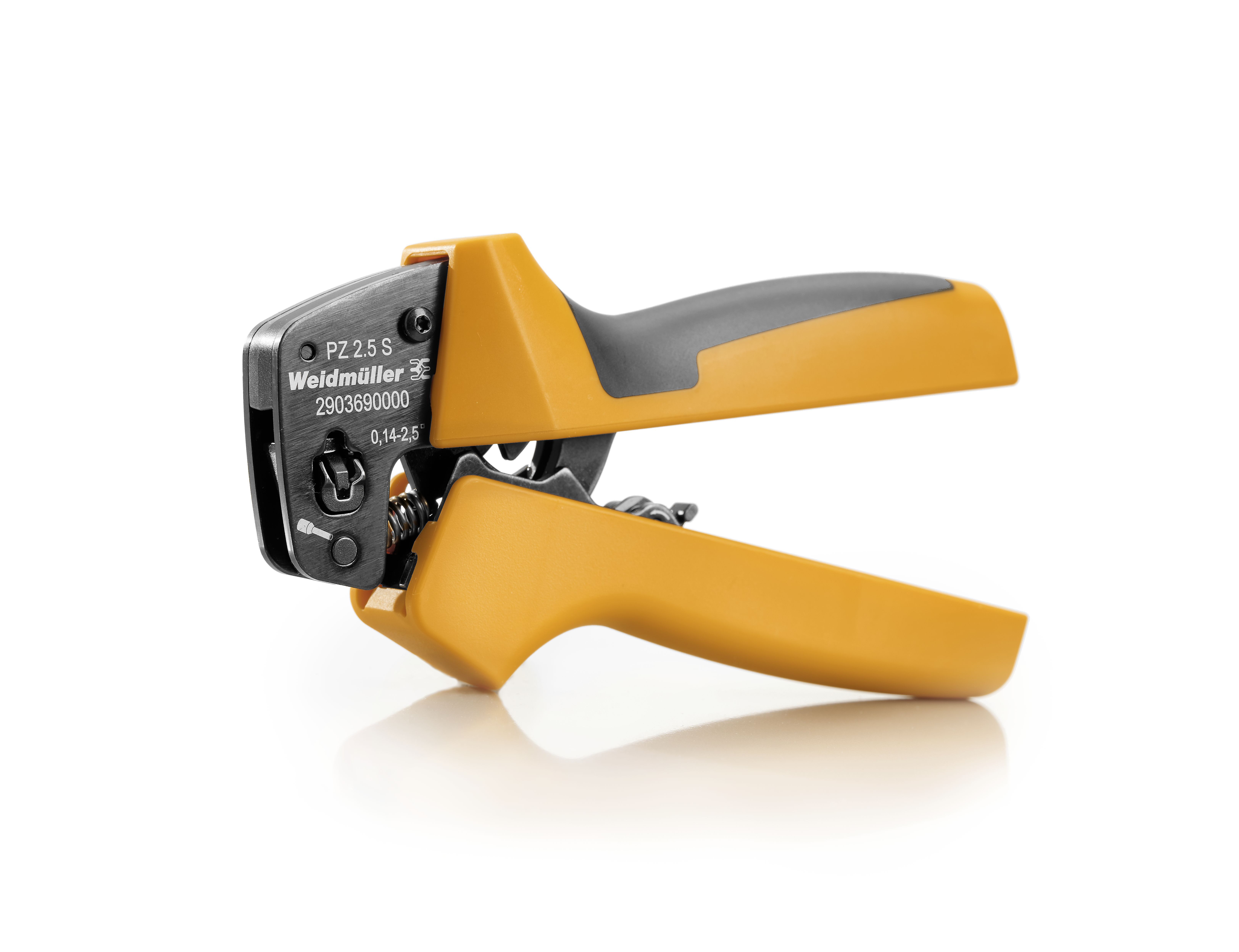 Weidmüller Kabelschere Weidmüller Crimpwerkzeug PZ 2,5 S, für 0,14 bis 2,5 mm², Ergonomisch