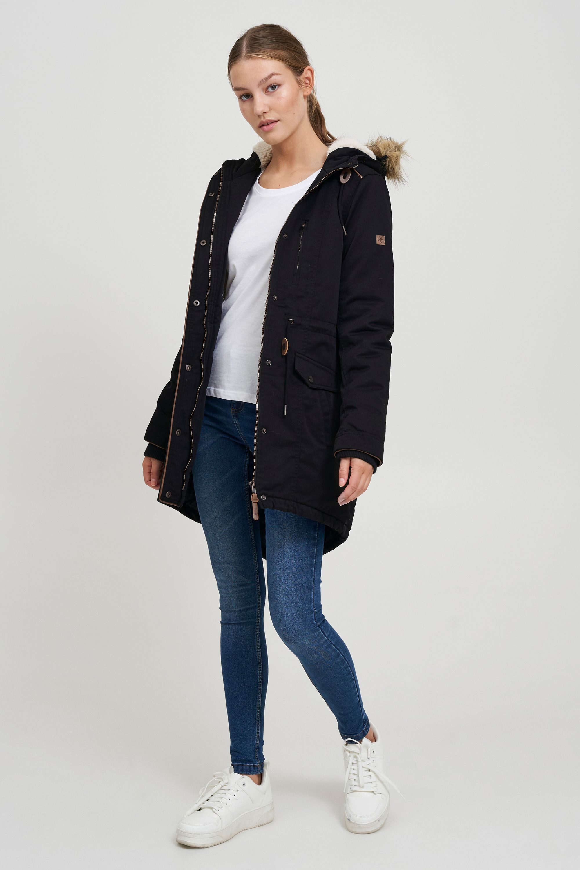 OXMO Parka OXAnna Parka mit Kunstfell-Kapuze günstig online kaufen