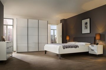 Rauch Möbel Holzbett Kommode Modern, mit Schubkästen, alpinweiß