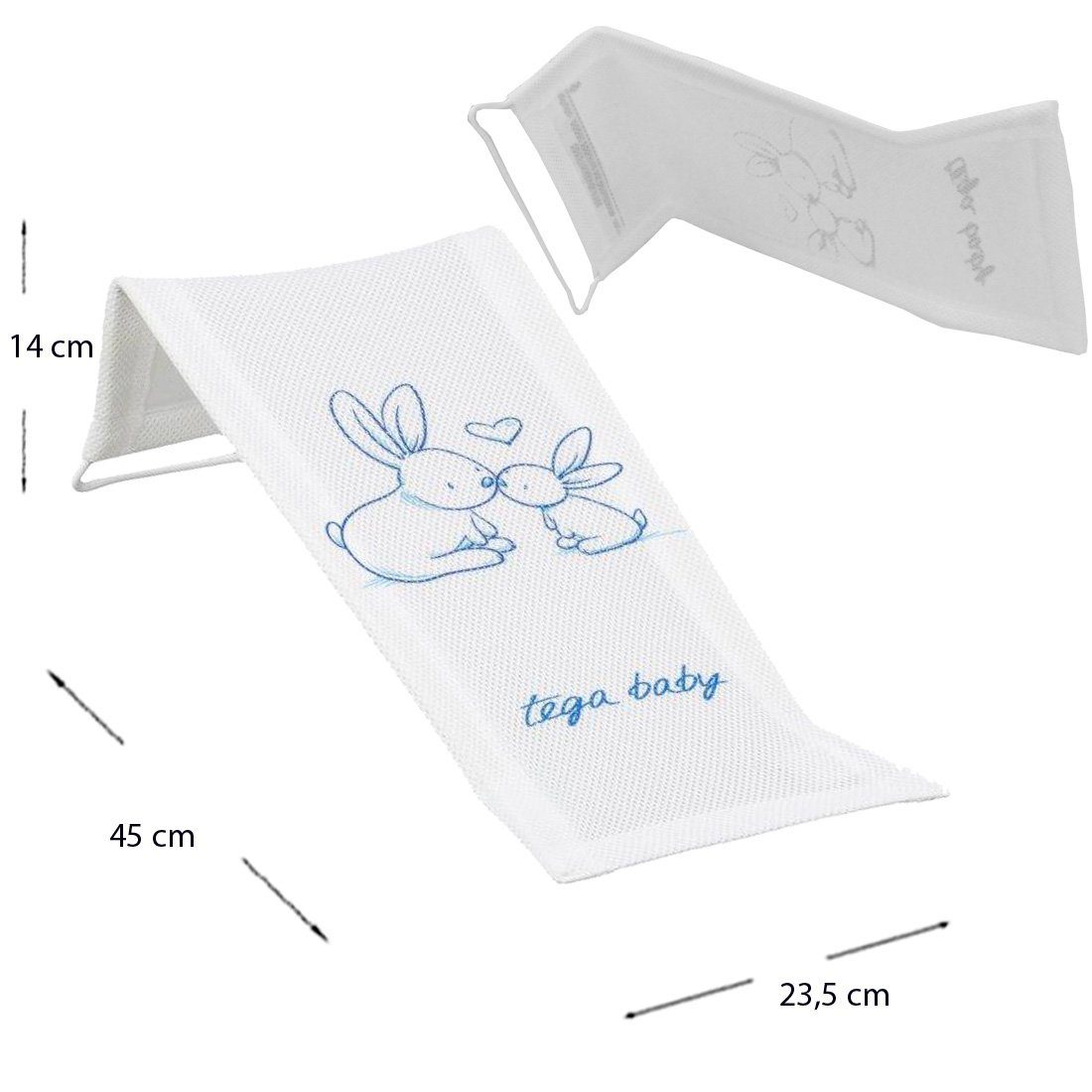 Gestell SET BUNNIES Topf H Weiss + Grau- Gestell + Babybadewanne in TEILE Aufsatz Tega-Baby Badesitz Europe - Babybadeset Premium 4 - (Made Babywanne+ + ** Abfluss, Set), ** WC