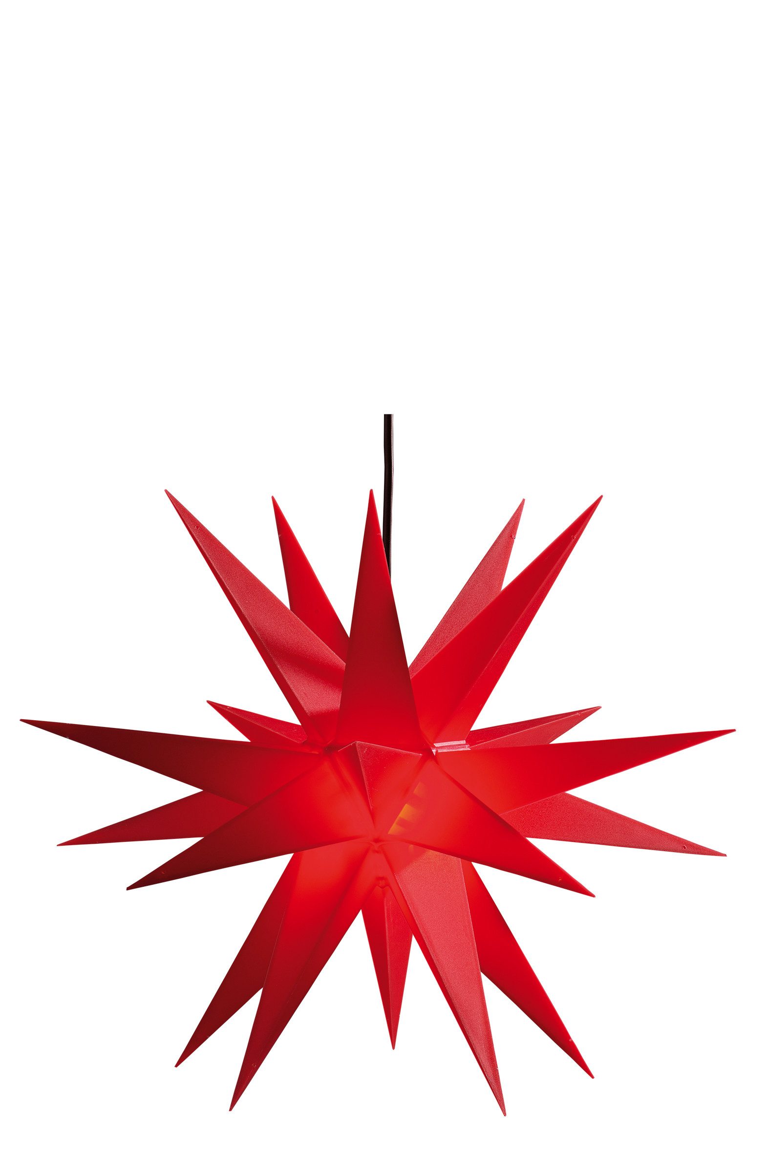 SAICO Original LED-Stern für außen rot, Ø 60cm, LED wechselbar, inklusive L günstig online kaufen