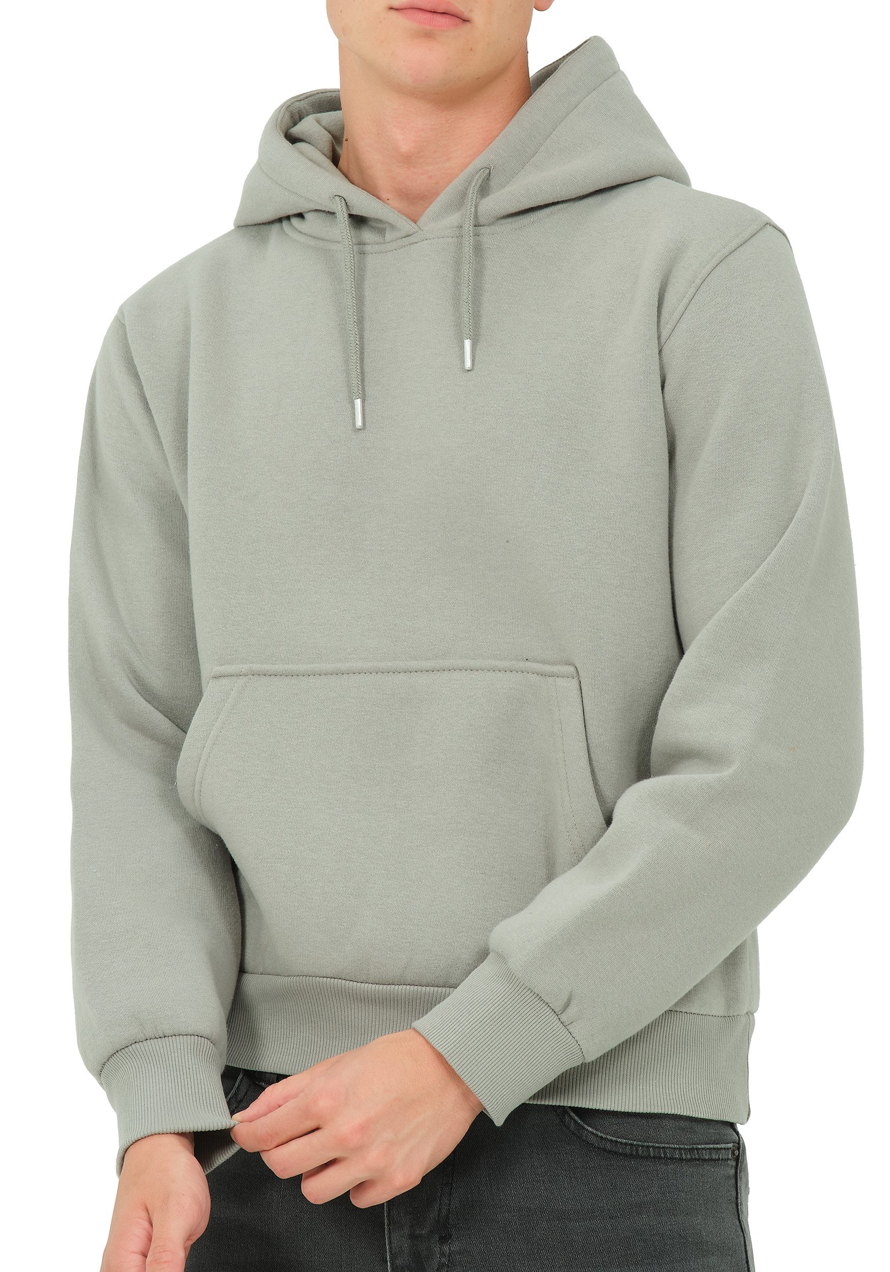 S&S Kapuzensweatshirt Hoodie Herren Kapuzenpullover Moderne Sweatshirt Baumwollmischung (Packung, 1-tlg) Fleece Pullover Hoody