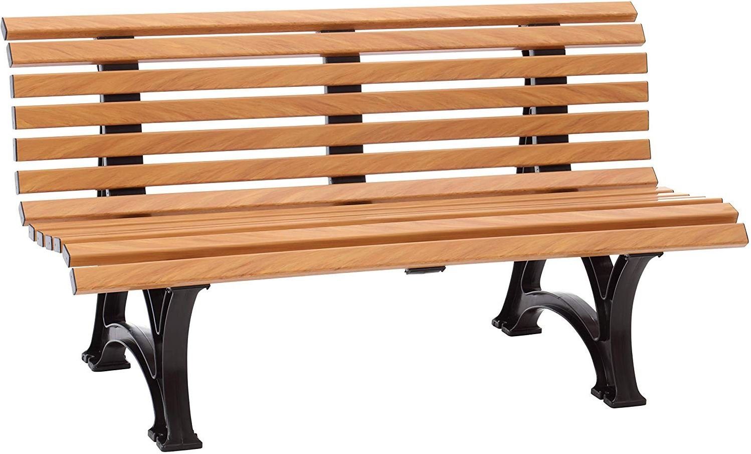 Blome Gartenbank HELGOLAND (1St), 3sitzer 150cm, Kunststoff Holzoptik