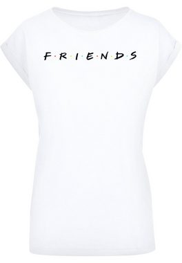 F4NT4STIC T-Shirt 'FRIENDS TV Serie Text Logo WHT' Print