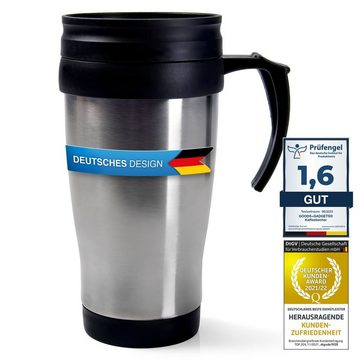 Goods+Gadgets Thermobecher Coffee-2-go Trink-Becher, To-Go Mehrweg Iso-Tasse Kaffeebecher