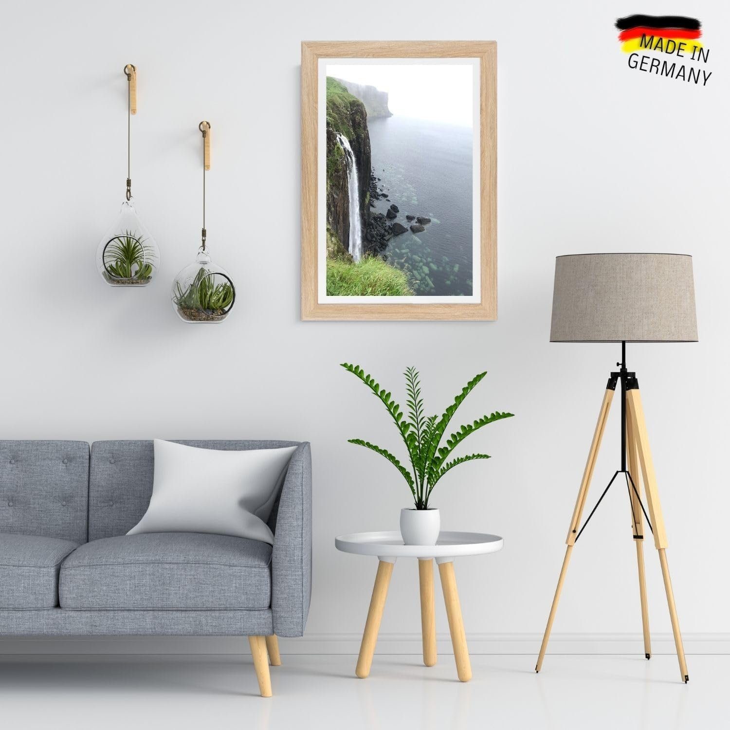 Clamaro Bilderrahmen Eiche Natur Collage nach Maß Neo, Holz – Bild 2 von 5