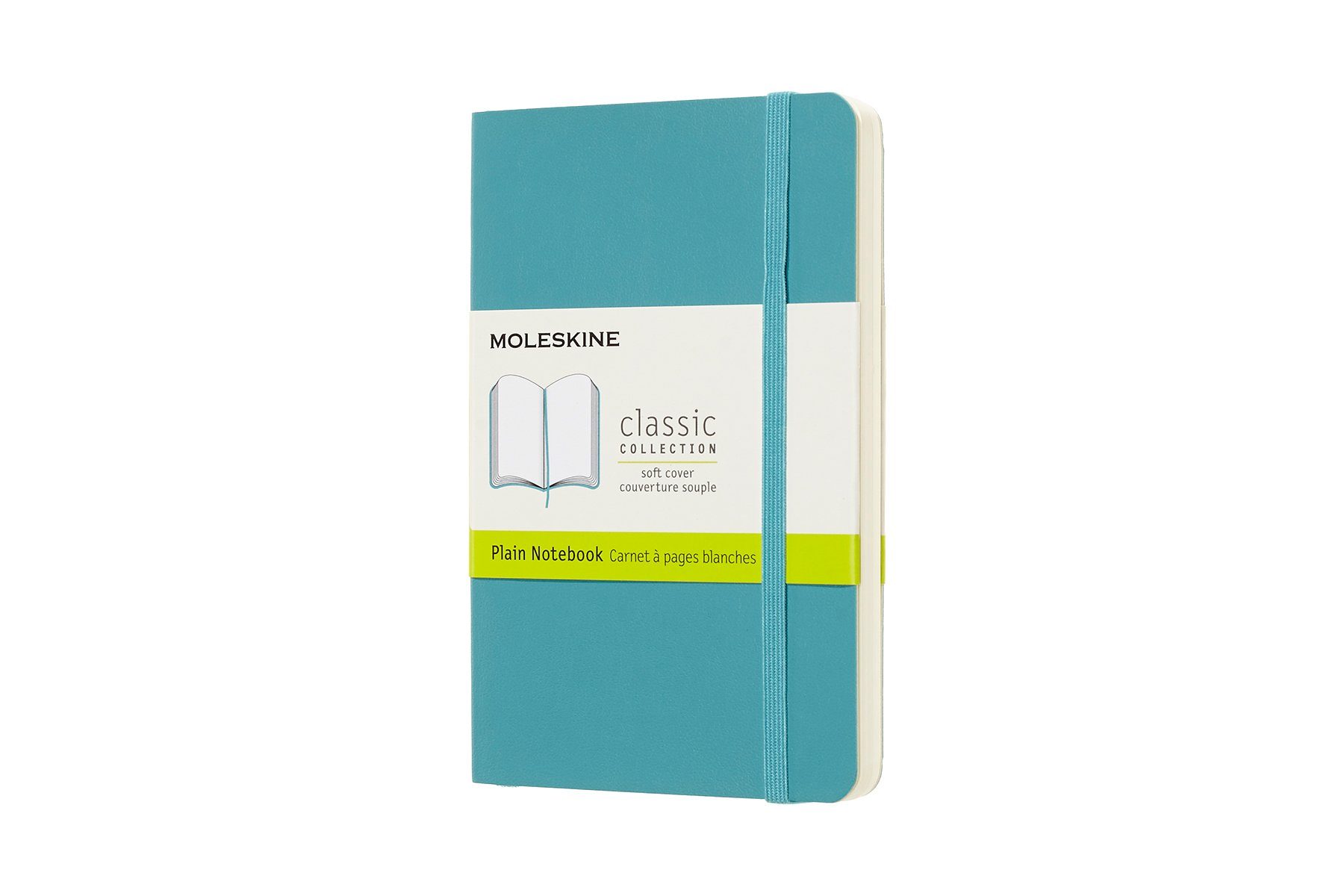 Riff - Notizbuch, Soft mit MOLESKINE Einband (9x14) - weichem 70g-Papier Cover Blau Classic Collection P/A6 Pocket - -