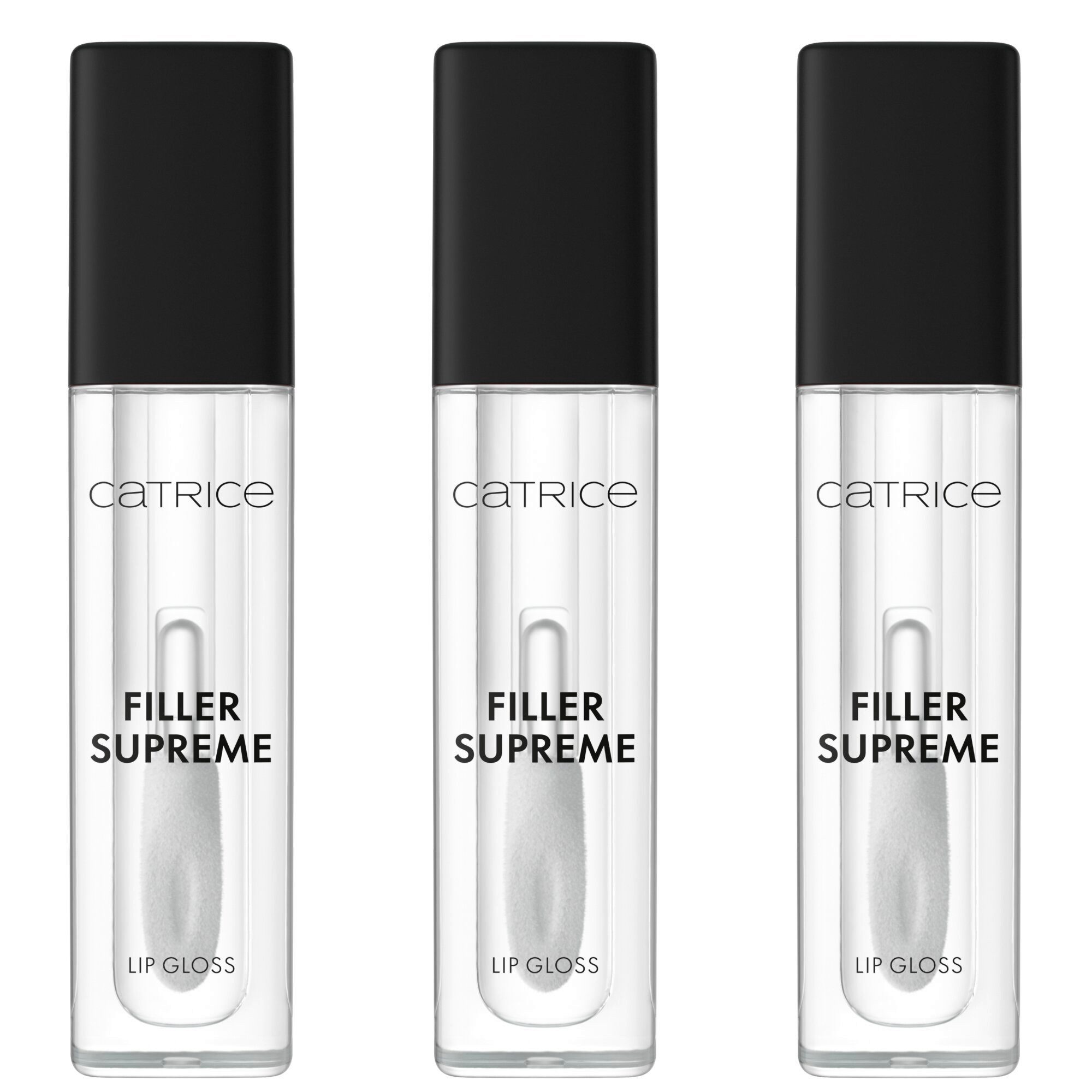 Catrice Lipgloss FILLER SUPREME LIP GLOSS, 3-tlg., für vollere Lippen und ein glänzendes Finish