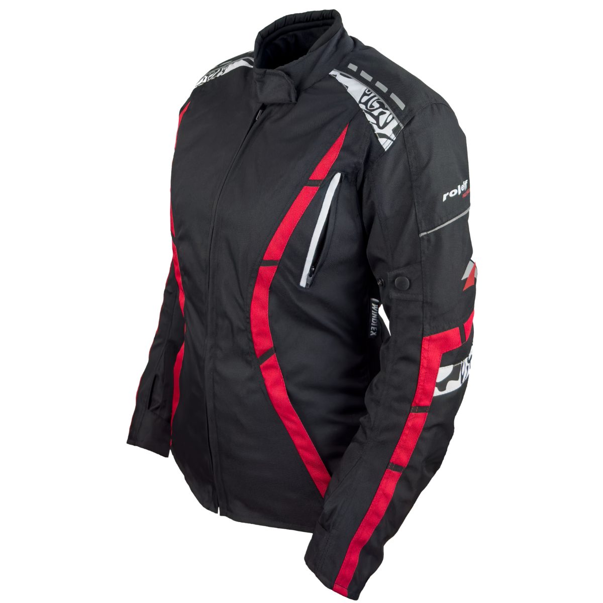 roleff Motorradjacke RO15091 Damenjacke, wasserdicht, atmungsaktiv & mit Protektoren auch in großen Größen, in verschiedenen Farben erhältlich