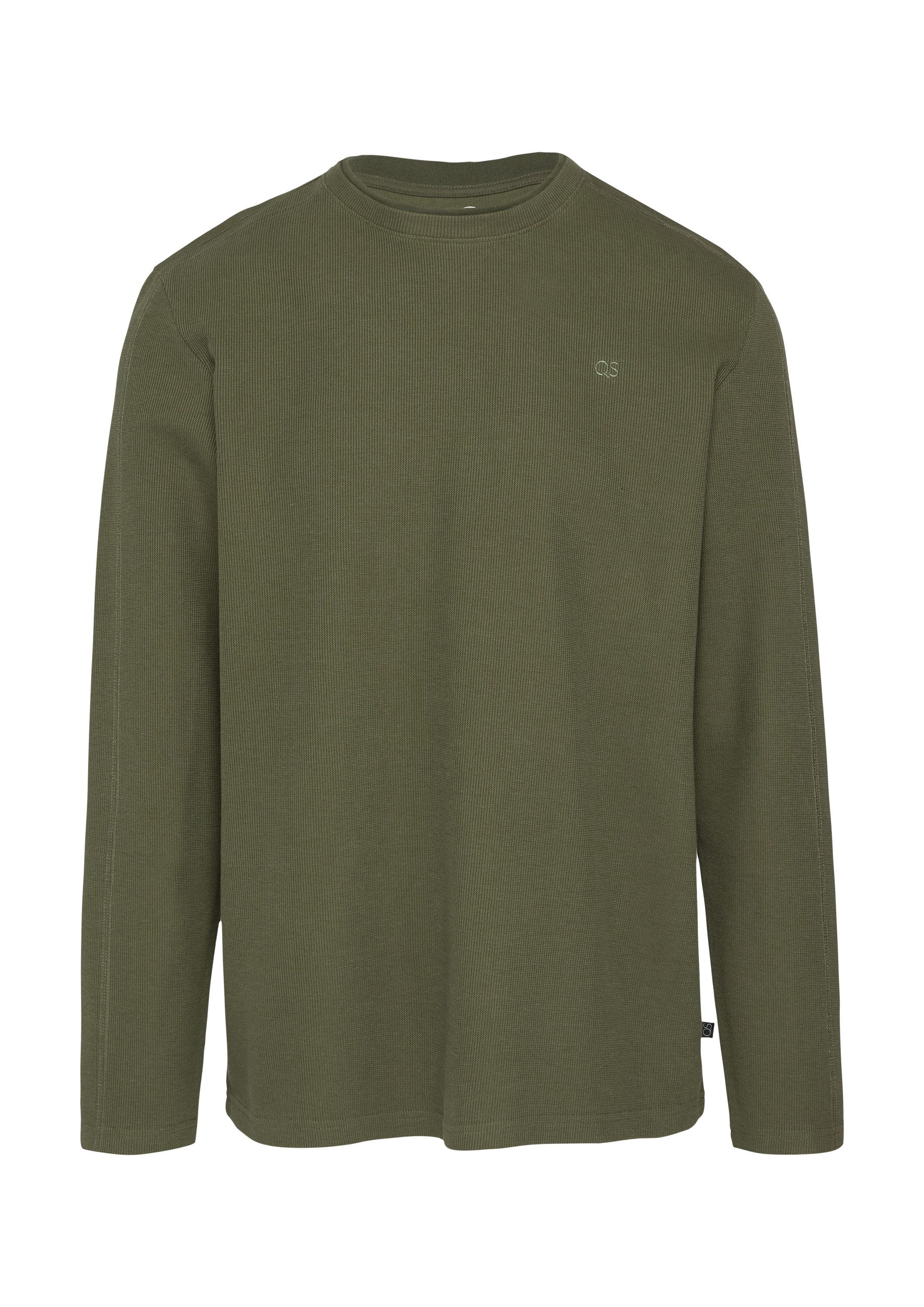 QS Langarmshirt T-Shirt (1-tlg) günstig online kaufen