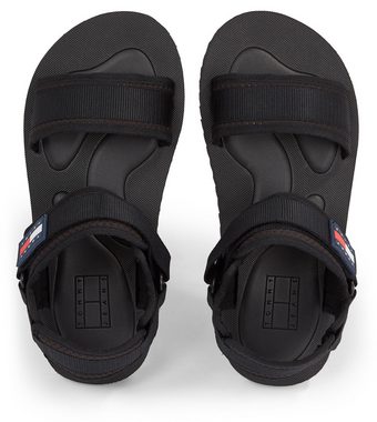 Tommy Jeans TJM SANDAL LUXE Trekkingsandale, Sommerschuh, Outdoorsandale, Freizeitsandale, mit Logo-Flagge