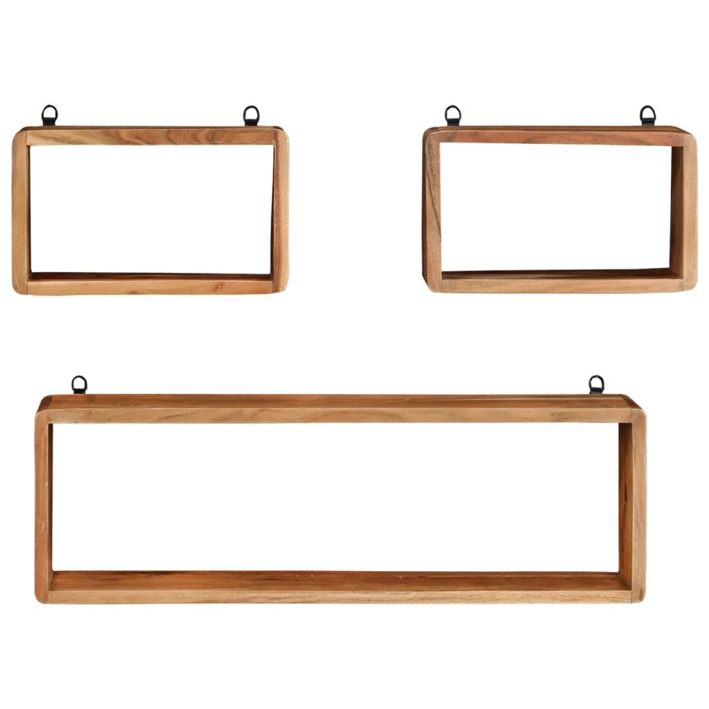 vidaXL Regal 3-tlg. Würfelregal-Set Massivholz, 1-tlg. günstig online kaufen
