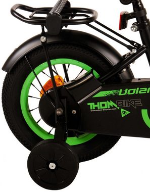 Volare Kinderfahrrad Kinderfahrrad Thombike für Jungen 12 Zoll Kinderrad in Grün Fahrrad