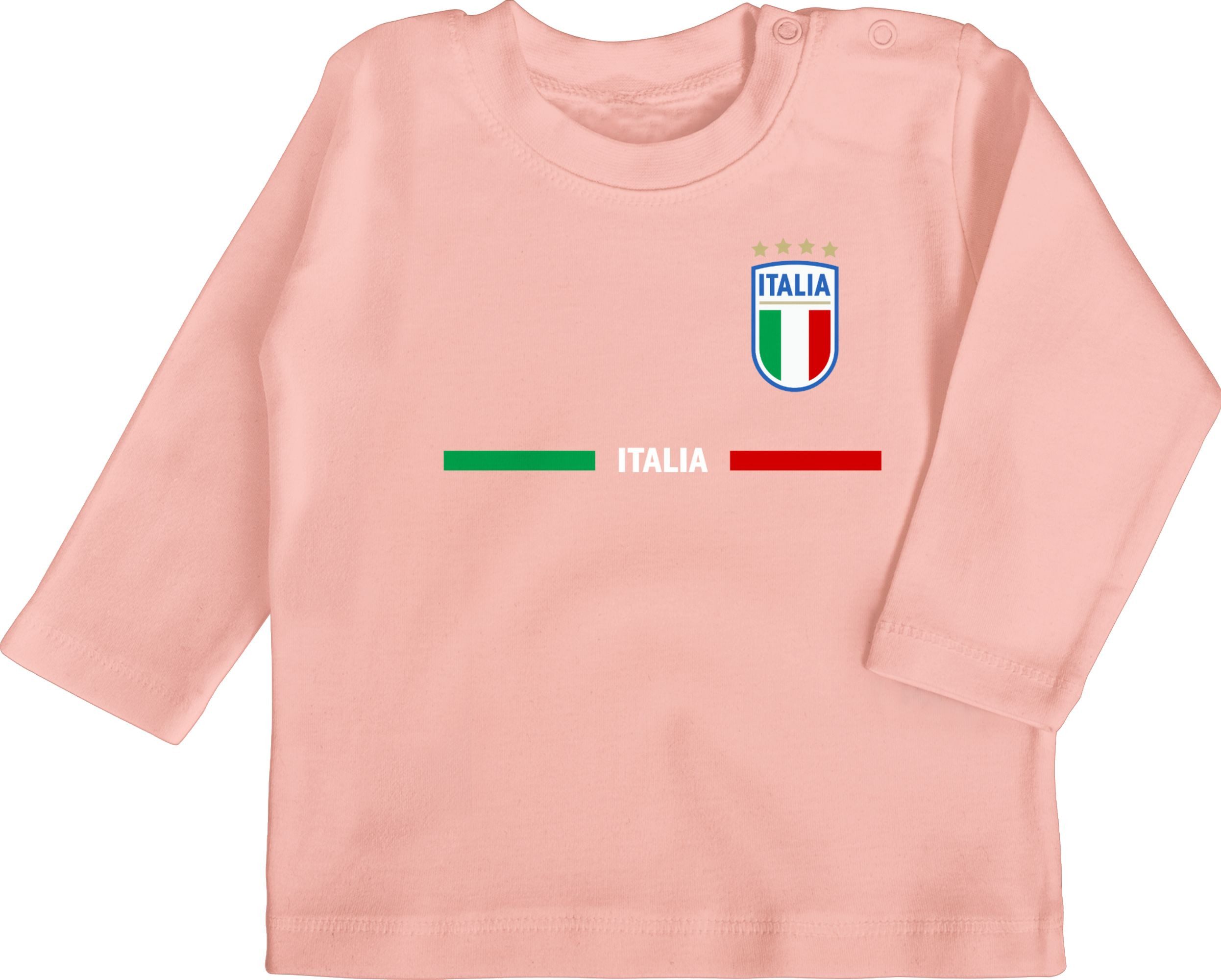 T-Shirt Italien Trikot Wappen, Italia mit Stolz, Italienisches Fan-Motiv
