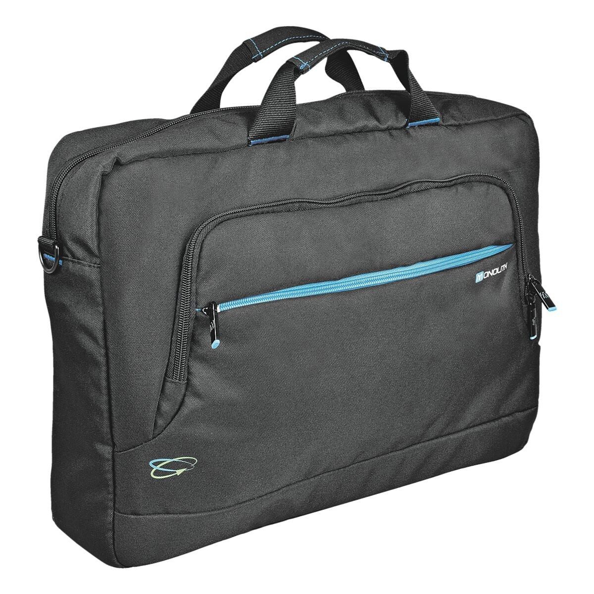 MONOLITH Laptoptasche Blue Line, 17,2", aus Recycling-Material