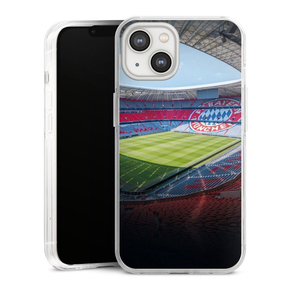 DeinDesign Handyhülle FC Bayern München FCB Stadion Stadion FC Bayern - Color, Apple iPhone 14 Hülle Bumper Case Handy Schutzhülle Smartphone Cover