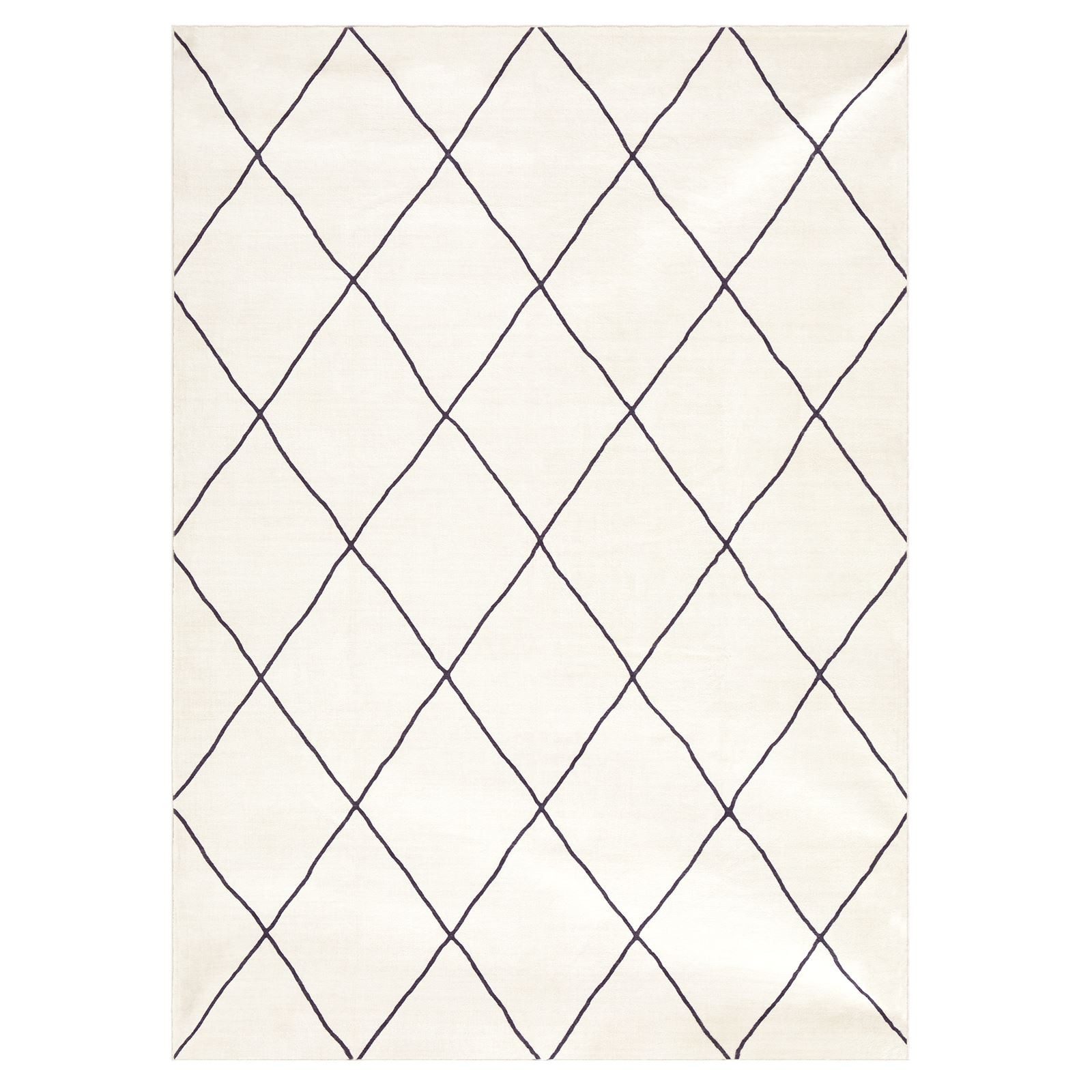 IDIMEX Teppich RHOMB, Wohnzimmerteppich 160x230cm waschbar mit Linien-Desig günstig online kaufen