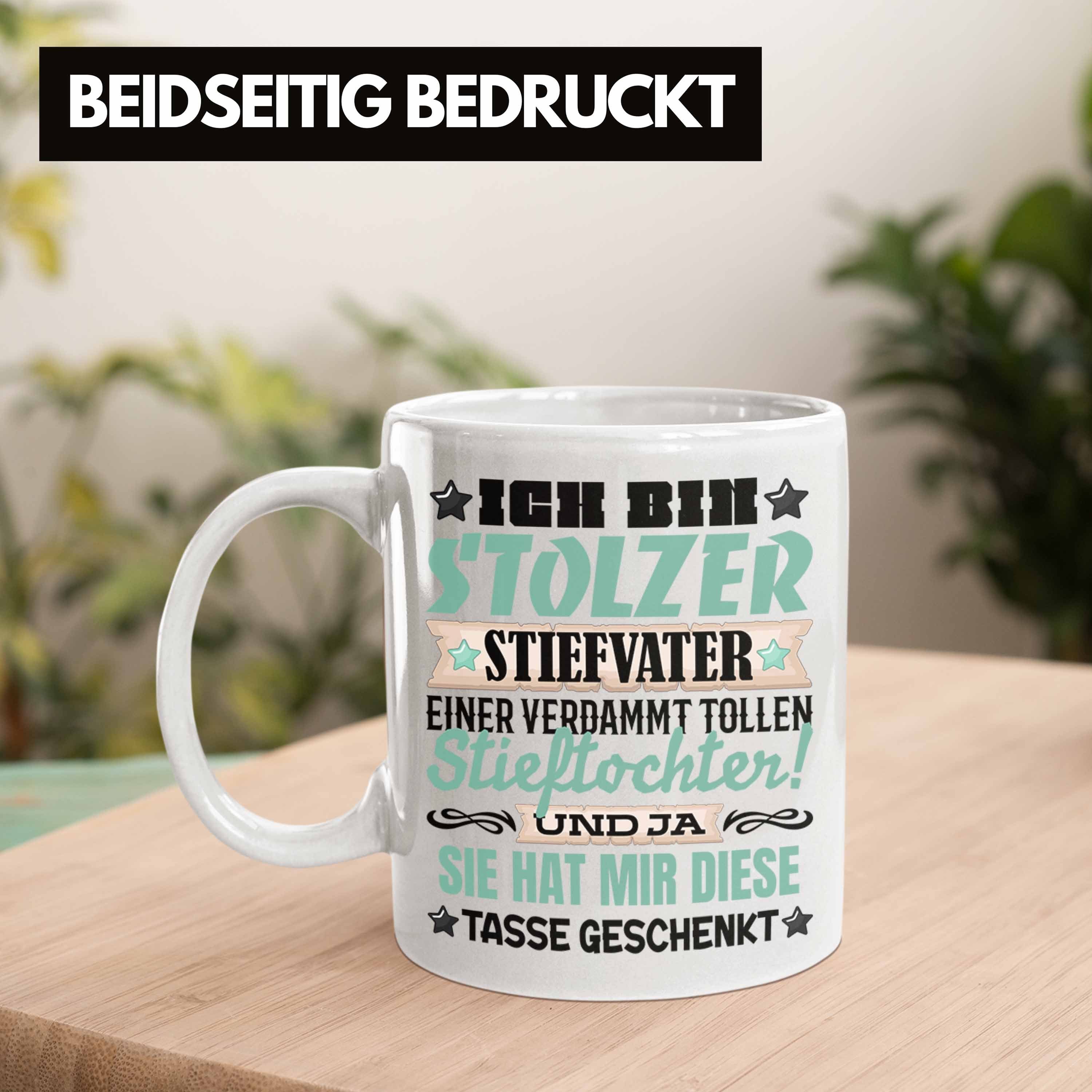 Geschenk Stiefpapa Trendation von Tasse Stiefvater Weiss Tasse Tochter Stieftoc Geschenkidee