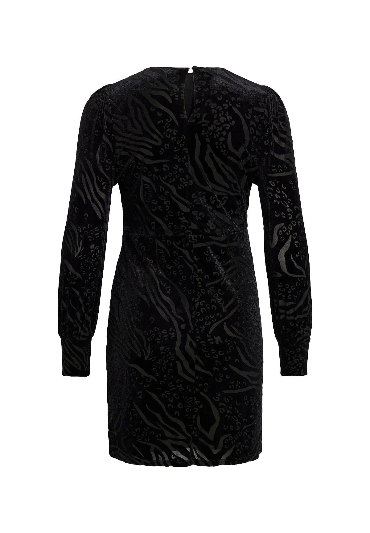 Vila Shirtkleid Samtiges Nicki Leo Print Party Dress für Kurvige Frauen (ku günstig online kaufen