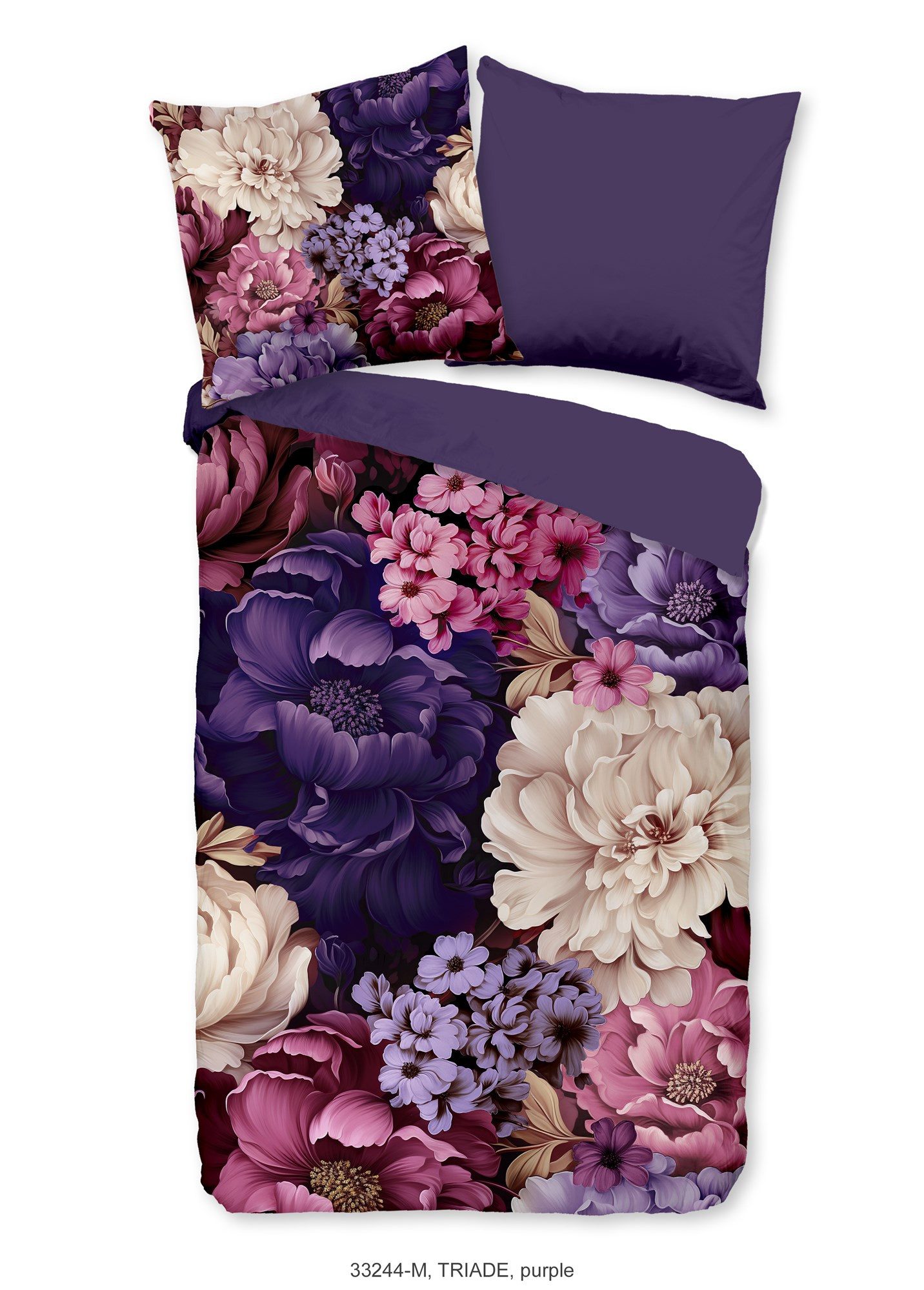 PURE luxury collection Bettwäsche Bettwäsche-Set Triade, günstig online kaufen